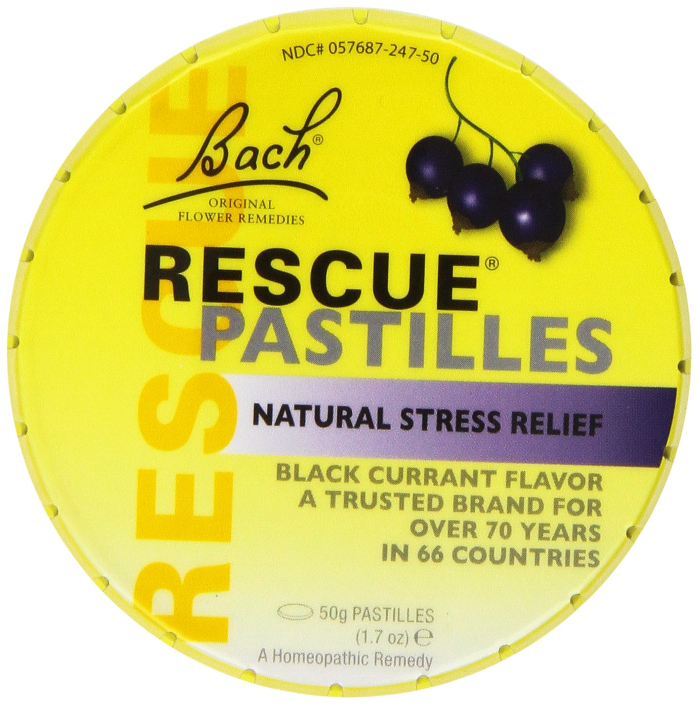 Foto 2 pulgar | Pastilles Bach Rescue Remedy  Grosella Negra  50 Ml (paquete De 4) - Venta Internacional.