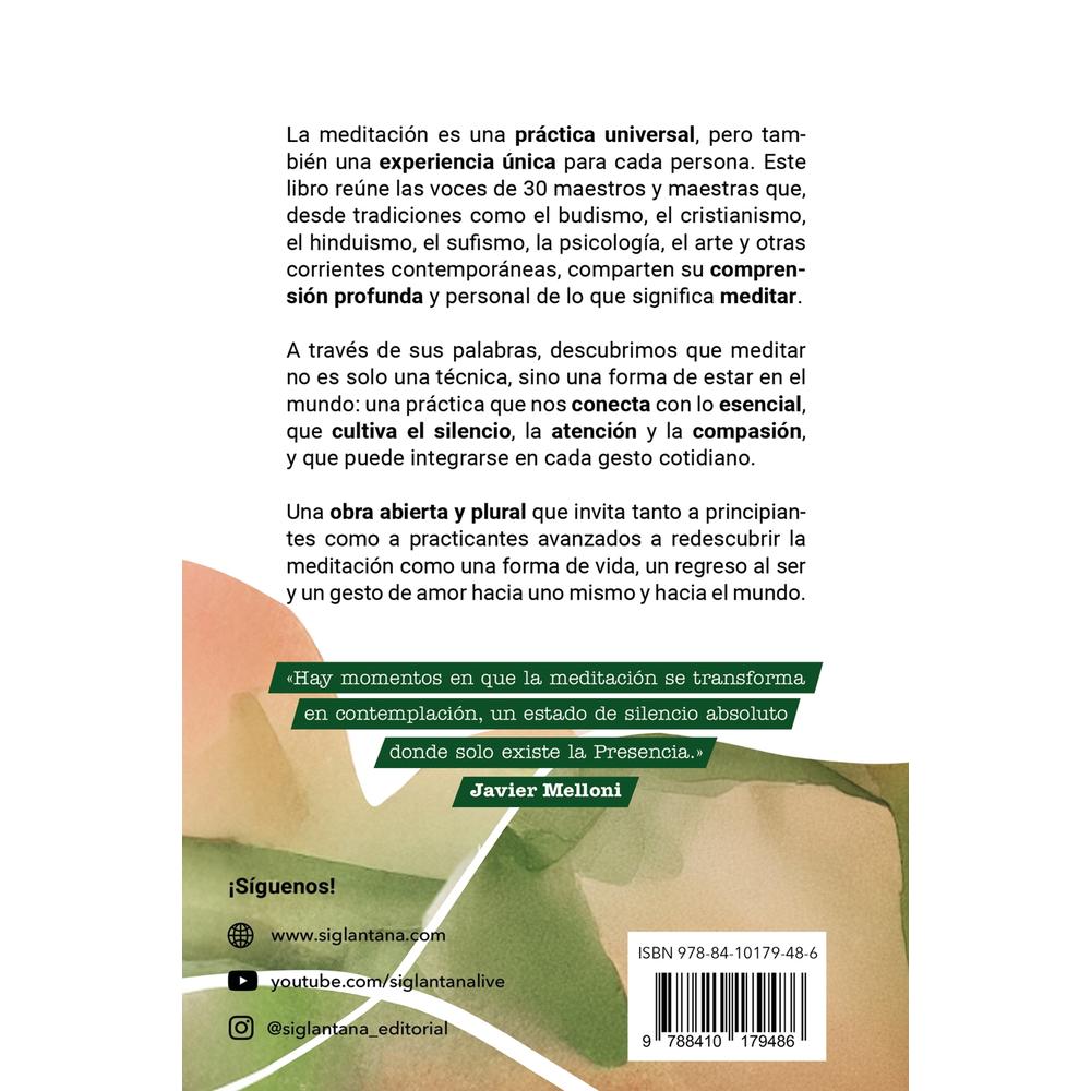 Foto 3 pulgar | Meditación: Voces Y Caminos. La Visión De 30 Maestros Y Maestras