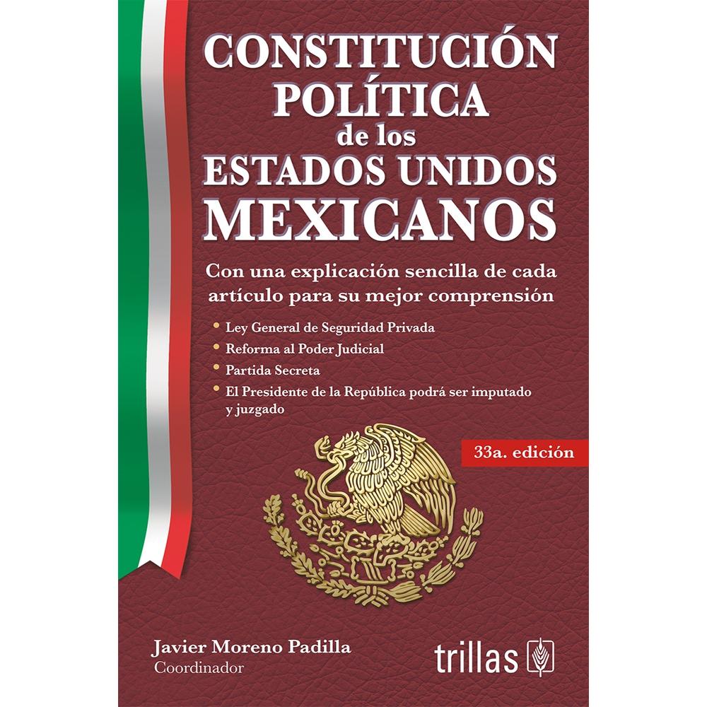 Foto 2 pulgar | Constitución Política De Los Estados Unidos Mexicanos Ed. 33