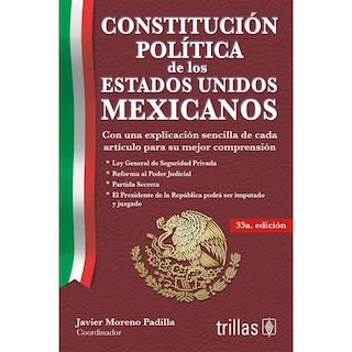 Foto 1 | Constitución Política De Los Estados Unidos Mexicanos Ed. 33