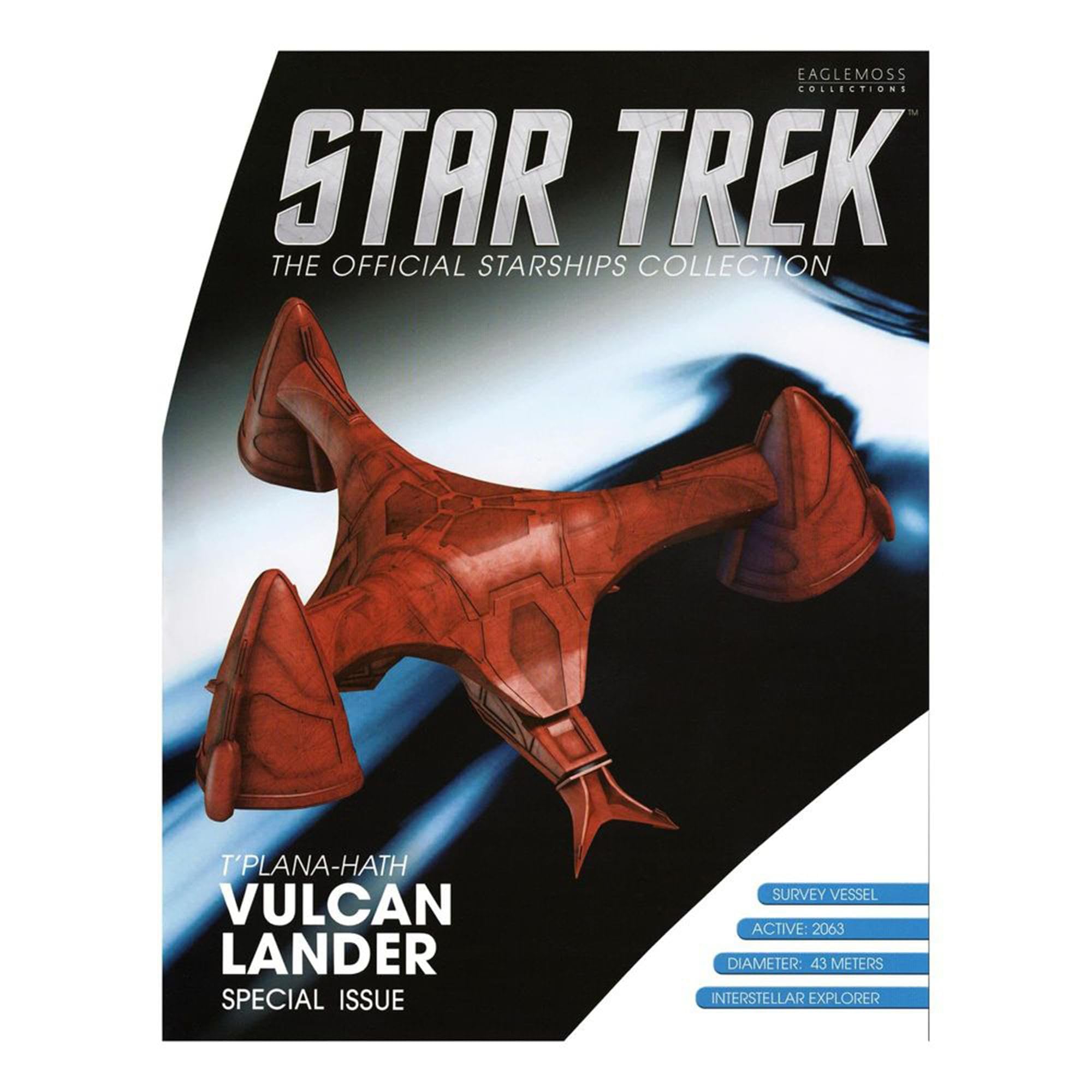 Revista Star Trek Starships Vulcan Lander Eaglemoss - Venta Internacional.