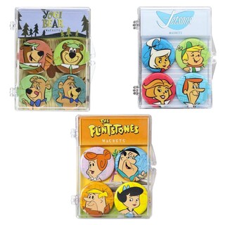 Foto 1 | Juego De Imanes Toynk Hana Barbera Para Decoración De Nevera Flintstones Jetsons - Venta Internacional.