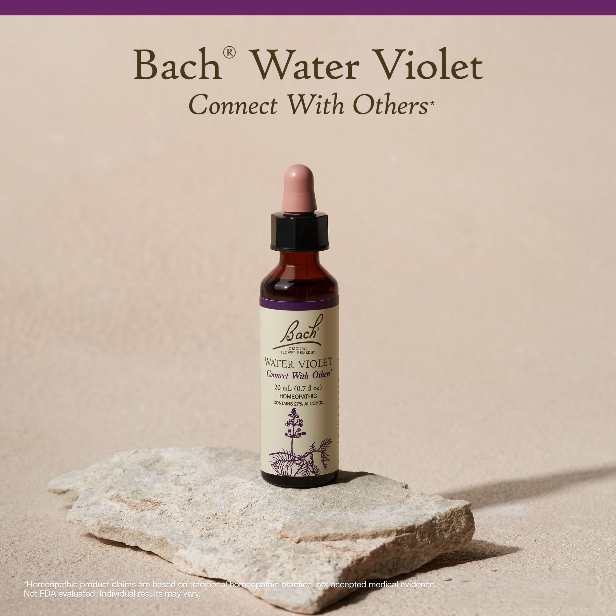 Foto 5 | Esencia Floral Bach Original  Agua Violeta  20 Ml  Vegana - Venta Internacional.