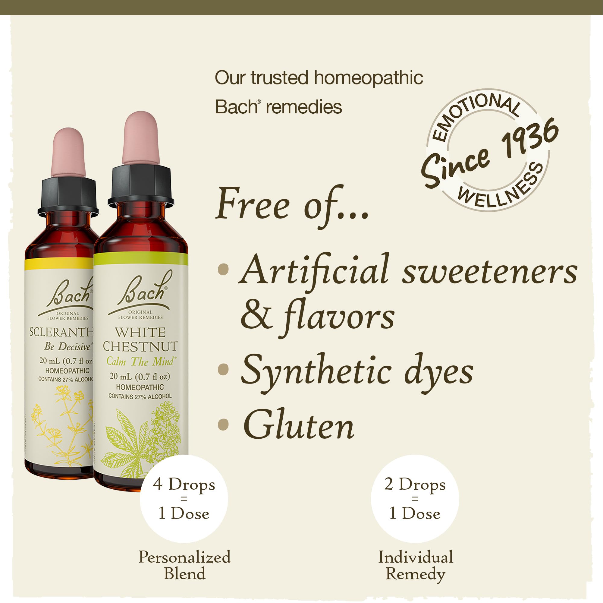 Foto 6 pulgar | Kit Bach Clarity Of Mind De Flower Remedies  3 Goteros De 20 Ml - Venta Internacional.
