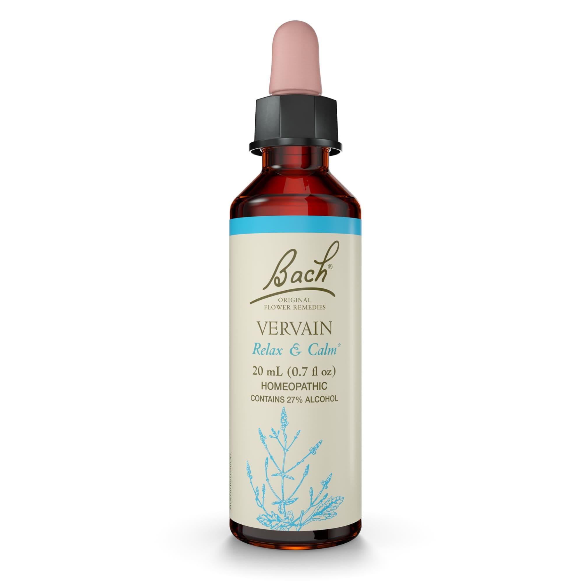Esencia Floral Bach Original Vervain 20 Ml Relax & Calm - Venta Internacional. $675