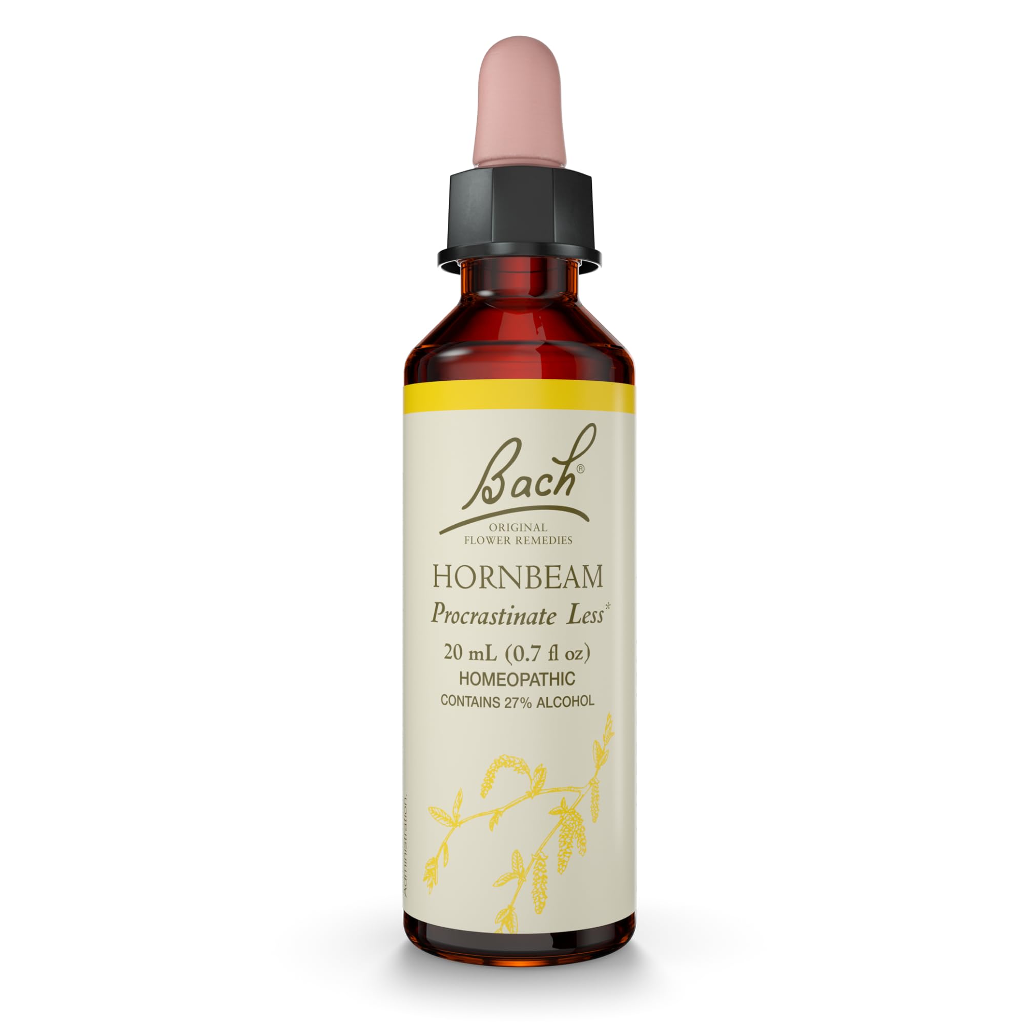 Flower Essence Bach Original Hornbeam  20 Ml  Vegano  Sin Gluten - Venta Internacional.
