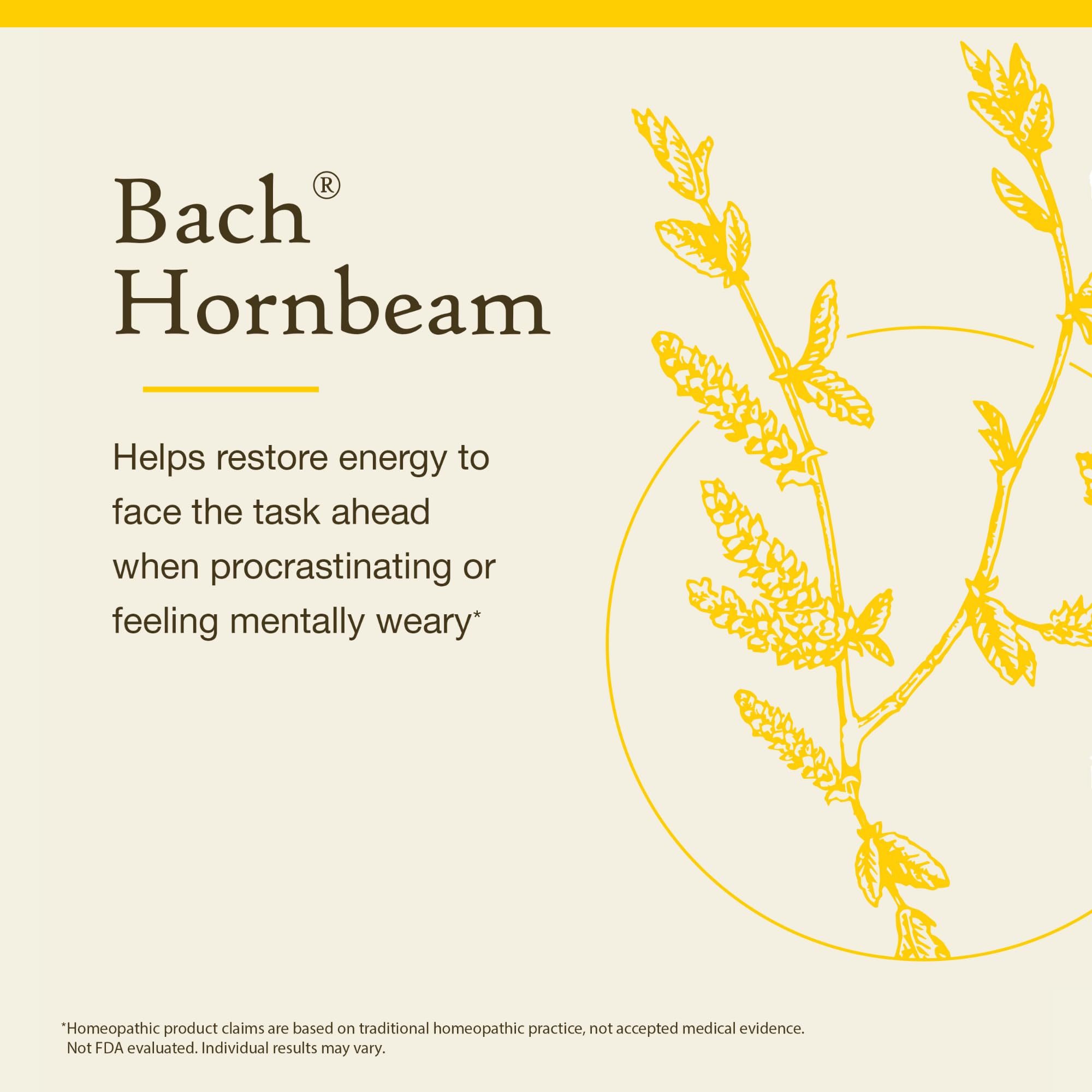 Foto 3 | Flower Essence Bach Original Hornbeam  20 Ml  Vegano  Sin Gluten - Venta Internacional.