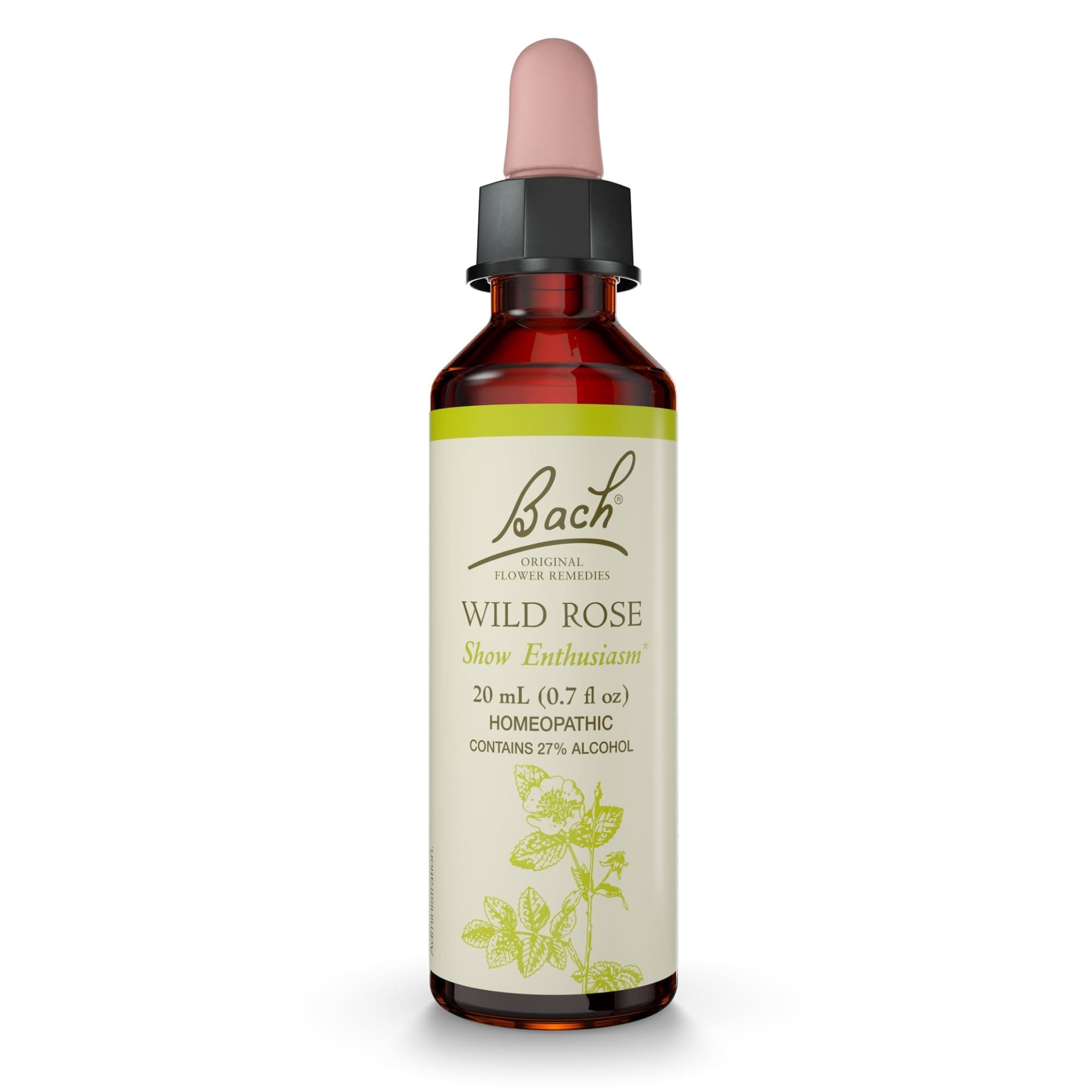 Esencia Floral Bach Original Wild Rose  20 Ml  Vegana  Sin Gluten - Venta Internacional. $1,004