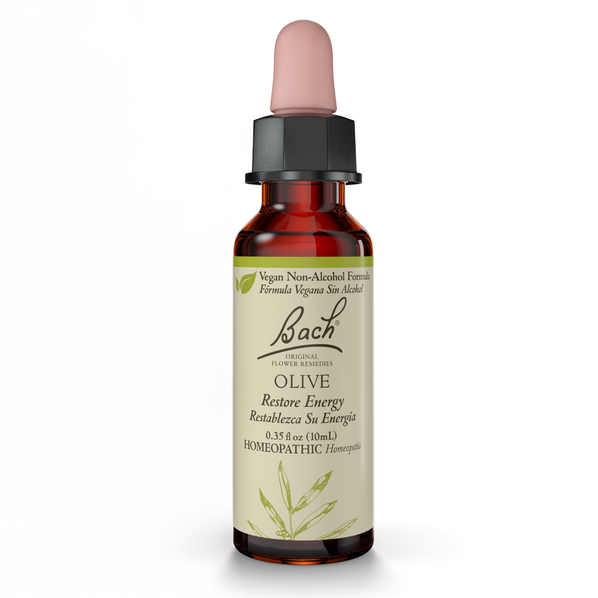 Flower Essence Bach Original Olive  10 Ml  Sin Alcohol  Vegano - Venta Internacional.