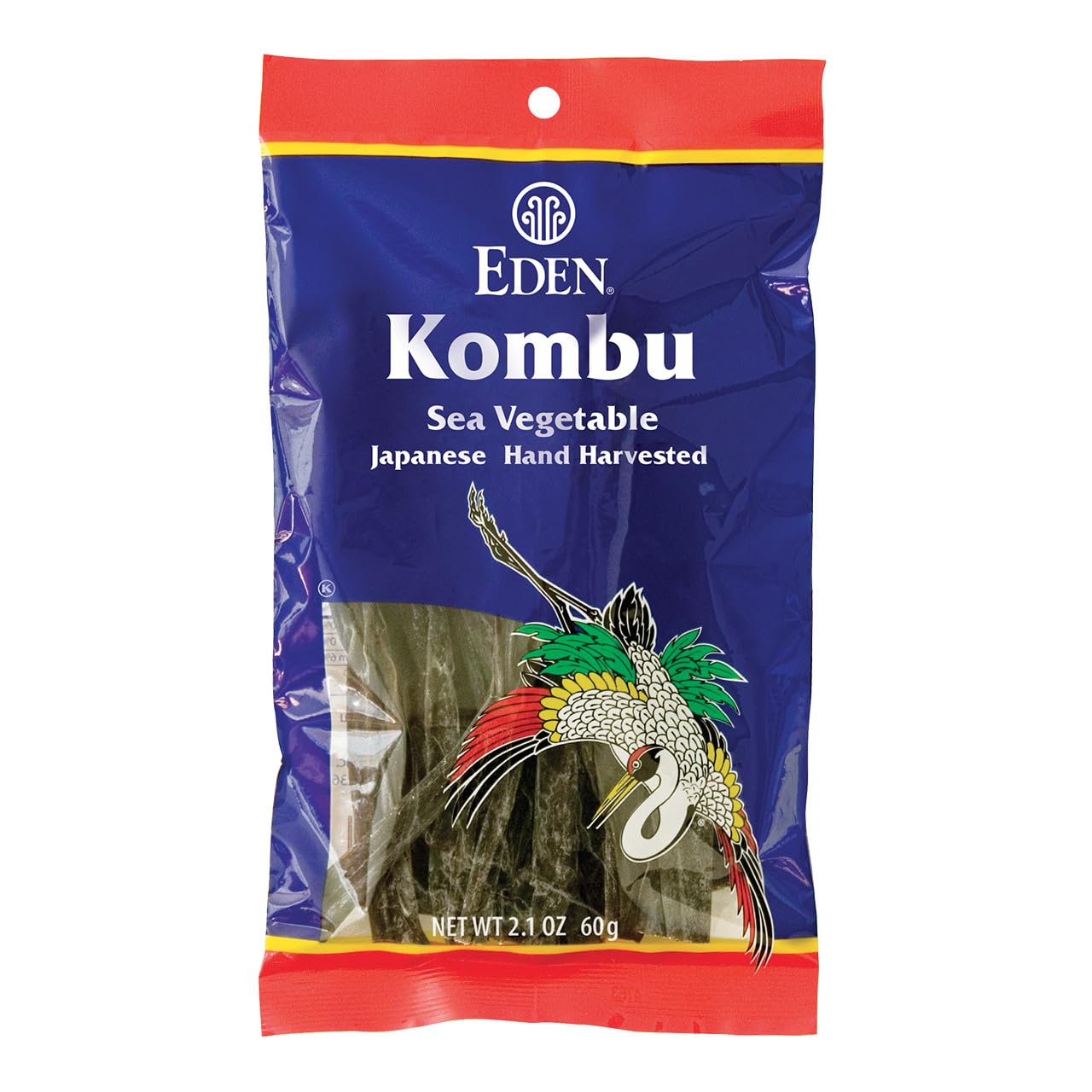 Vegetales Marinos Eden Kombu Wild Japoneses Cosechados A Mano  60 G - Venta Internacional.