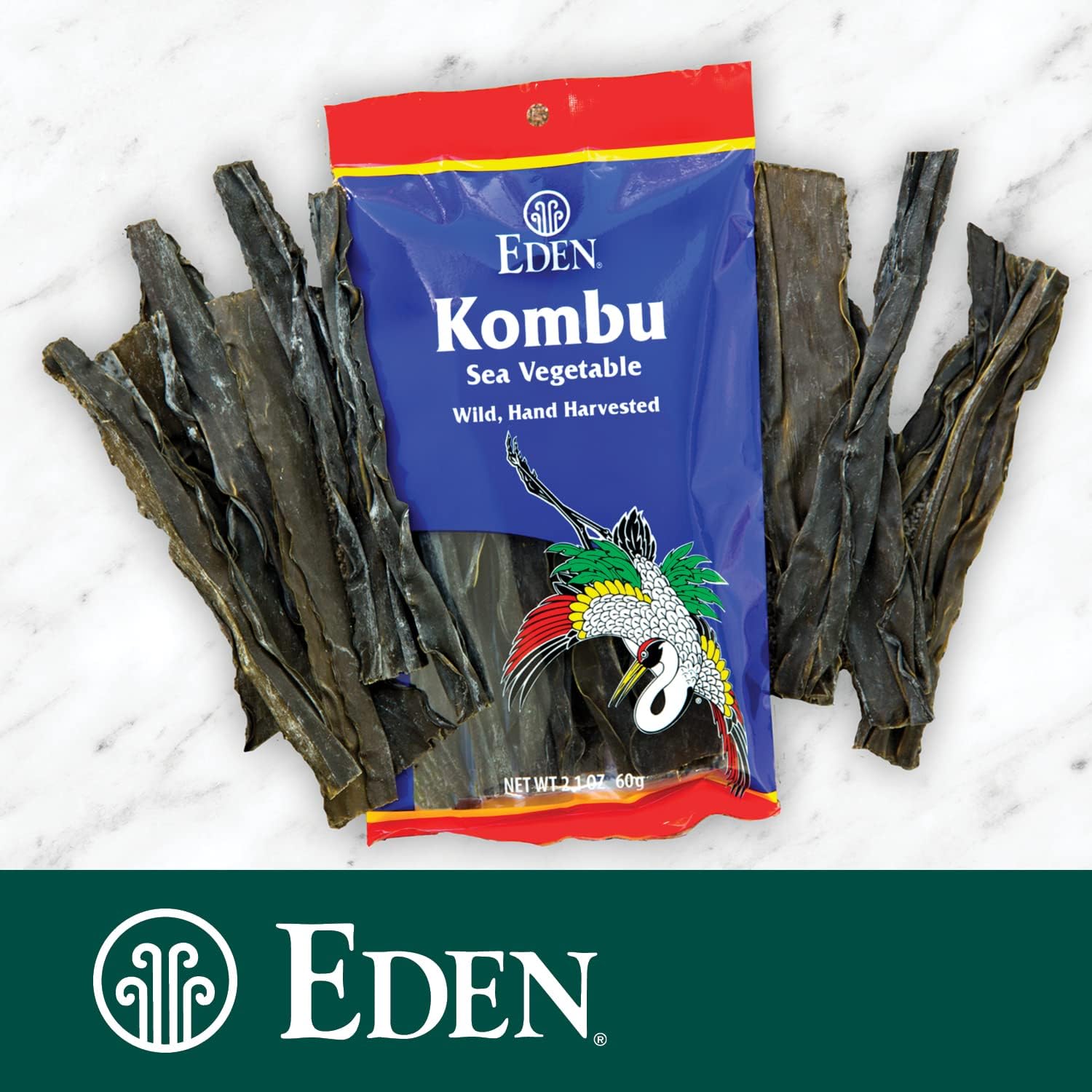 Foto 4 pulgar | Vegetales Marinos Eden Kombu Wild Japoneses Cosechados A Mano  60 G - Venta Internacional.