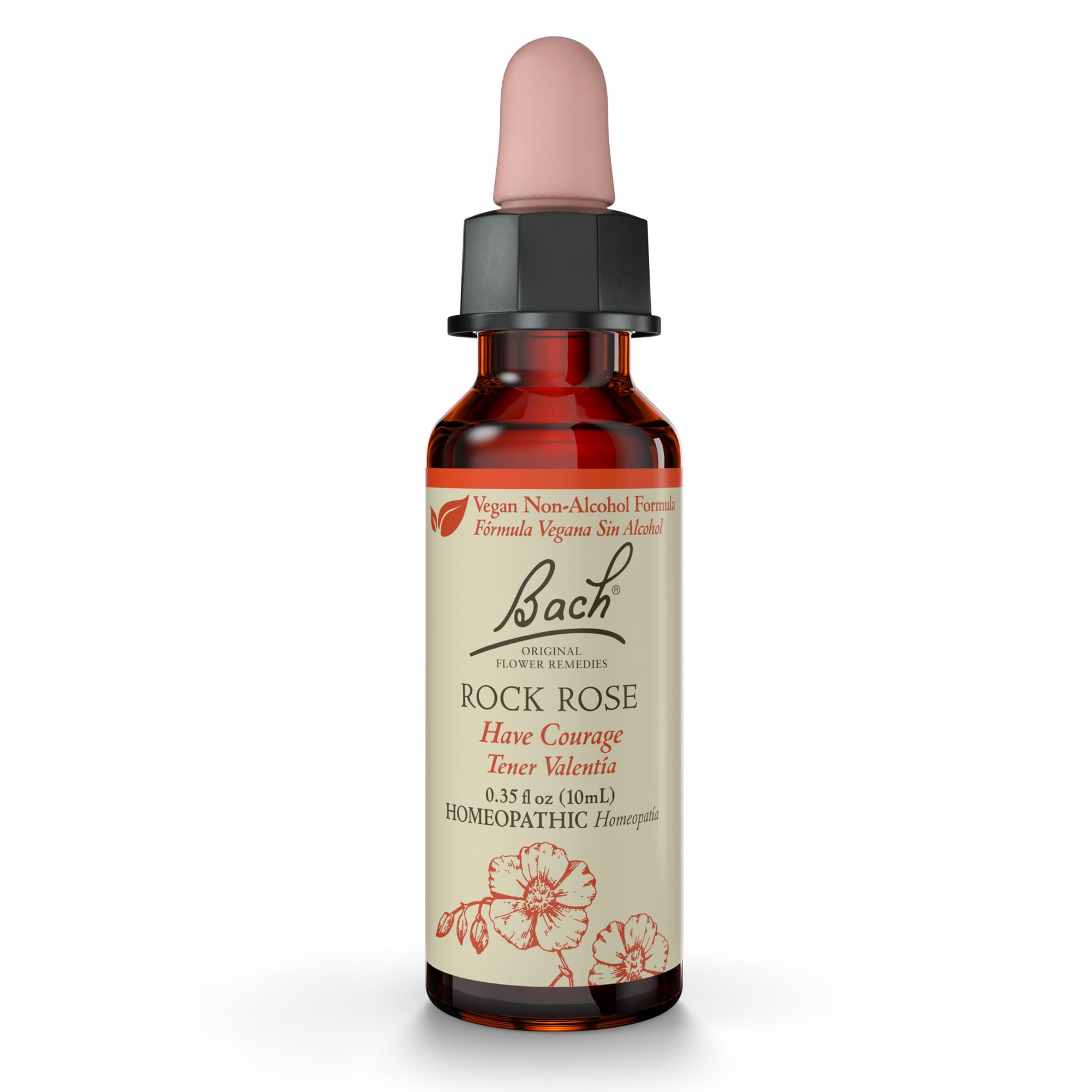 Esencia Floral Bach Original Rock Rose  10 Ml  Sin Alcohol - Venta Internacional.