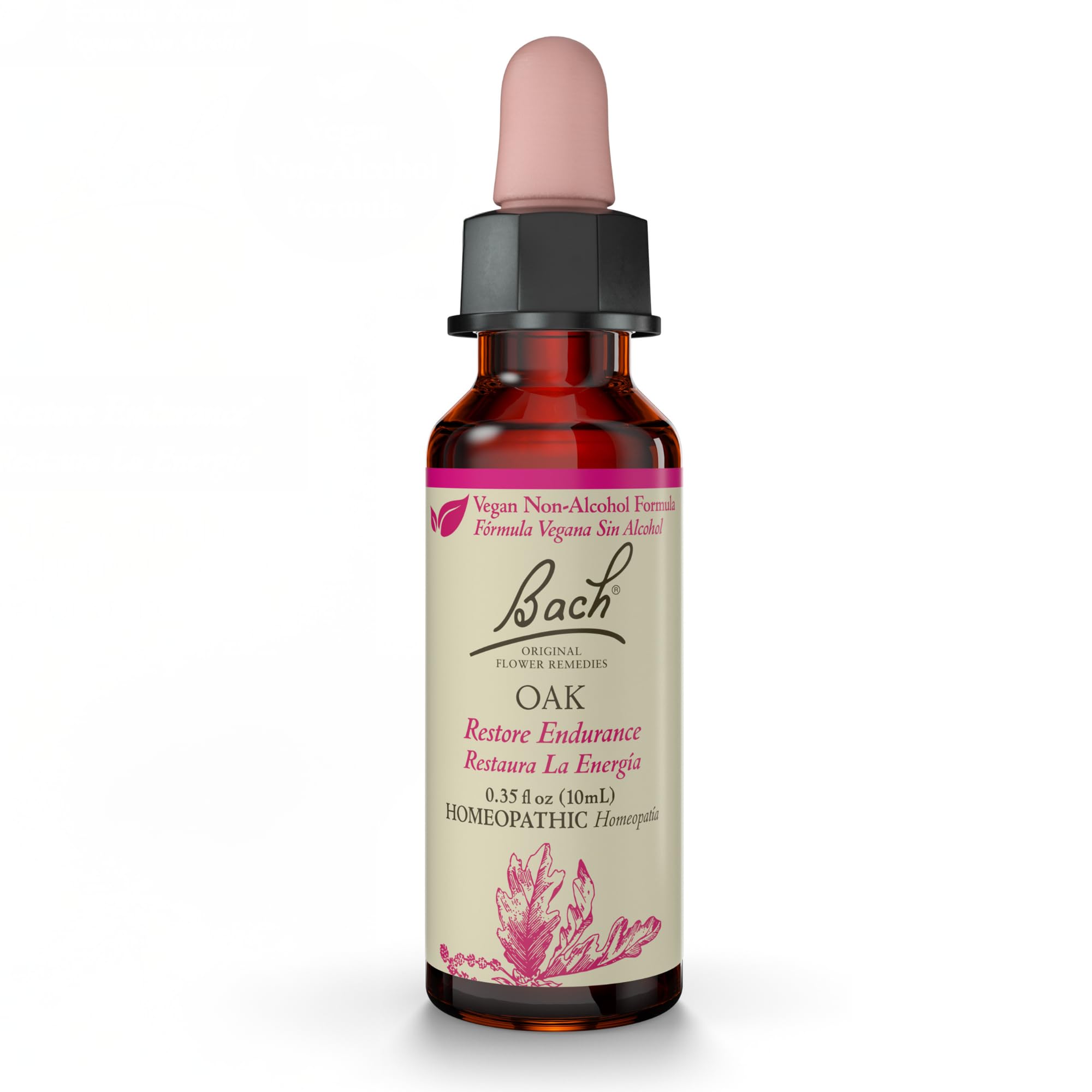 Esencia Floral Original De Bach  Remedios Florales De Roble  10 Ml - Venta Internacional.