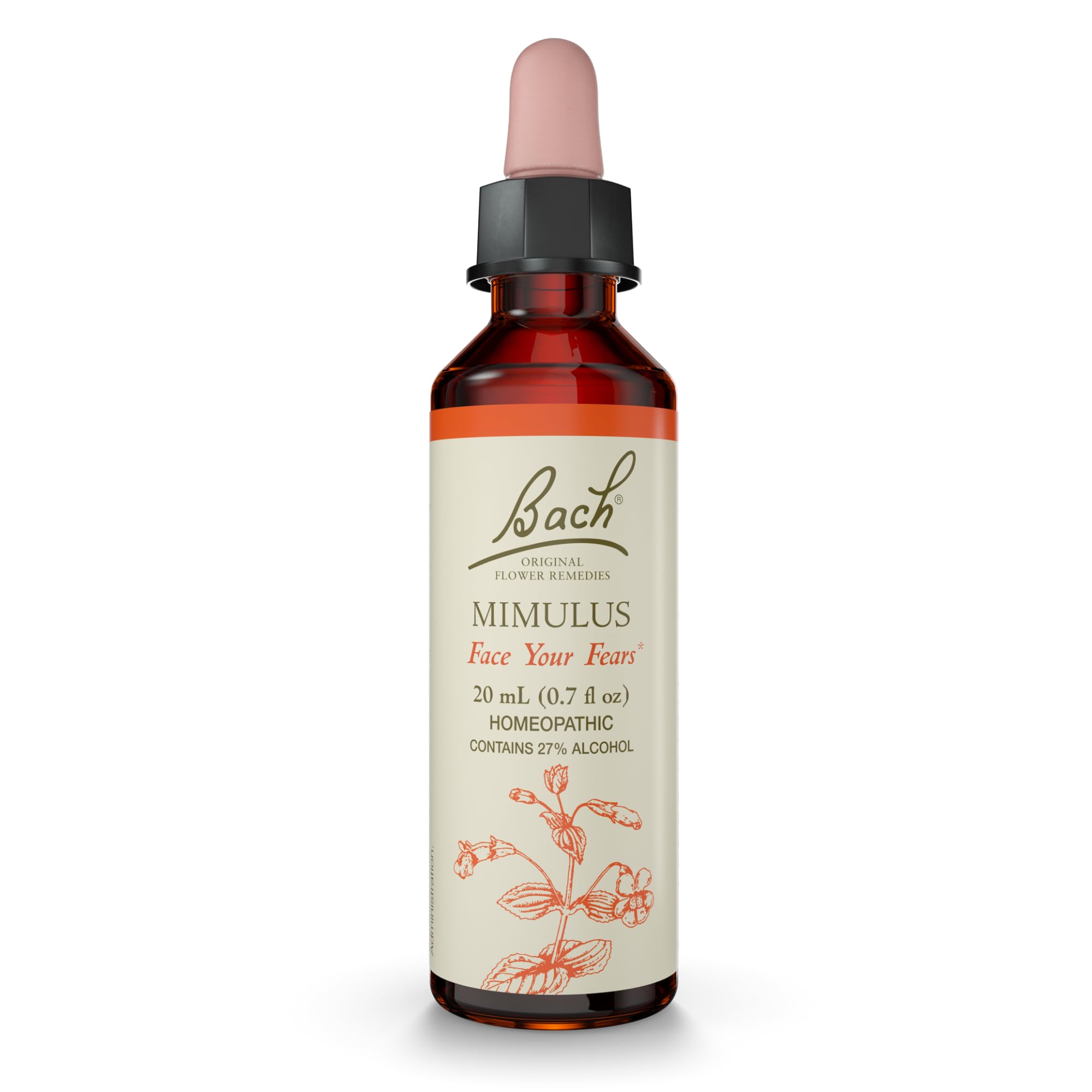 Esencia Floral Bach Original Mimulus  20 Ml  Vegana  Sin Gluten - Venta Internacional.