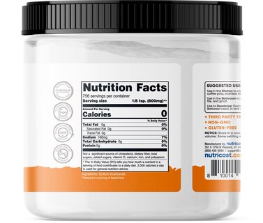 Foto 5 | Bicarbonato De Sodio Nutricost Pantry 454 G Para Hornear Limpiar Y Más - Venta Internacional.