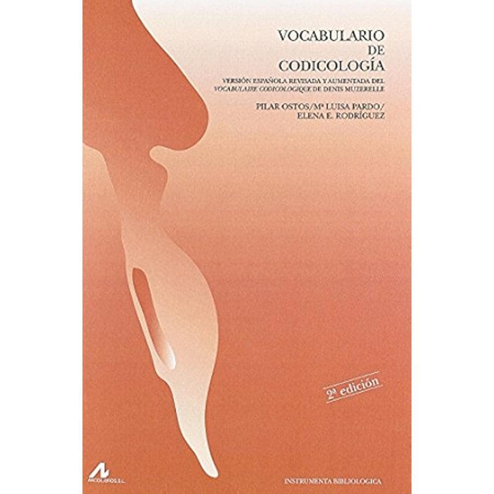 Vocabulario De Codicología $839