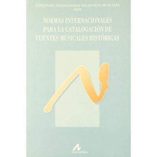 Foto 1 | Normas Internacionales Para La Catalogación De Fuentes Musicales Históricas