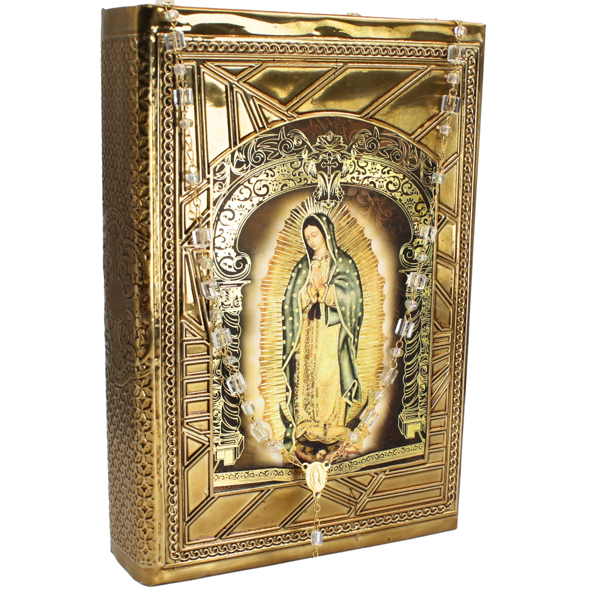 Foto 1 | Biblia Boda Matrimonio Virgen Guadalupe Cc Completa + Incluye Rosario