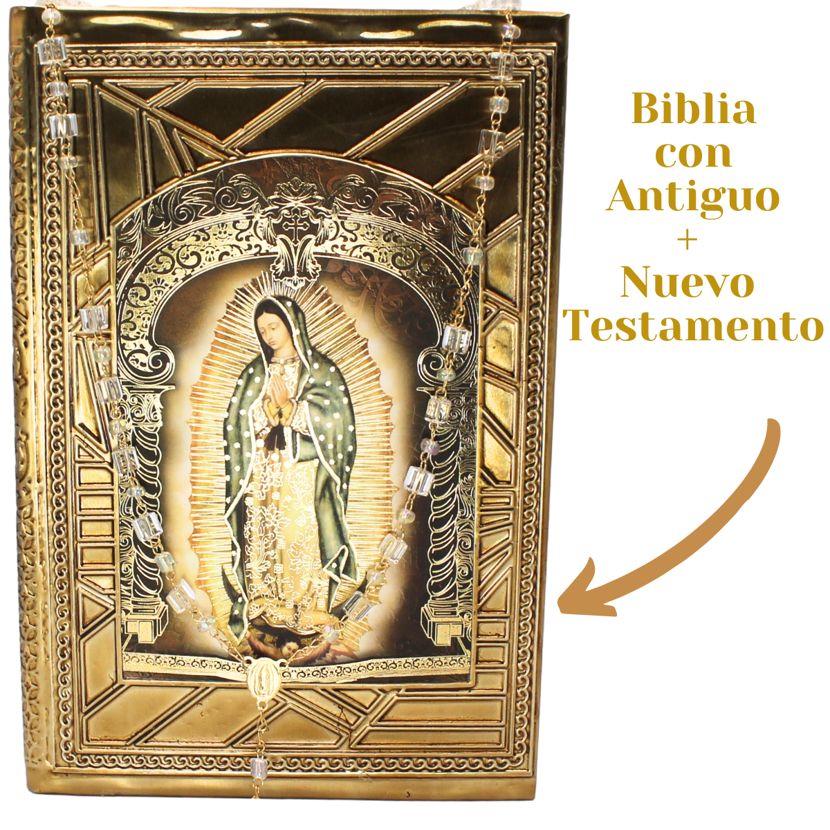 Foto 3 | Biblia Boda Matrimonio Virgen Guadalupe Cc Completa + Incluye Rosario