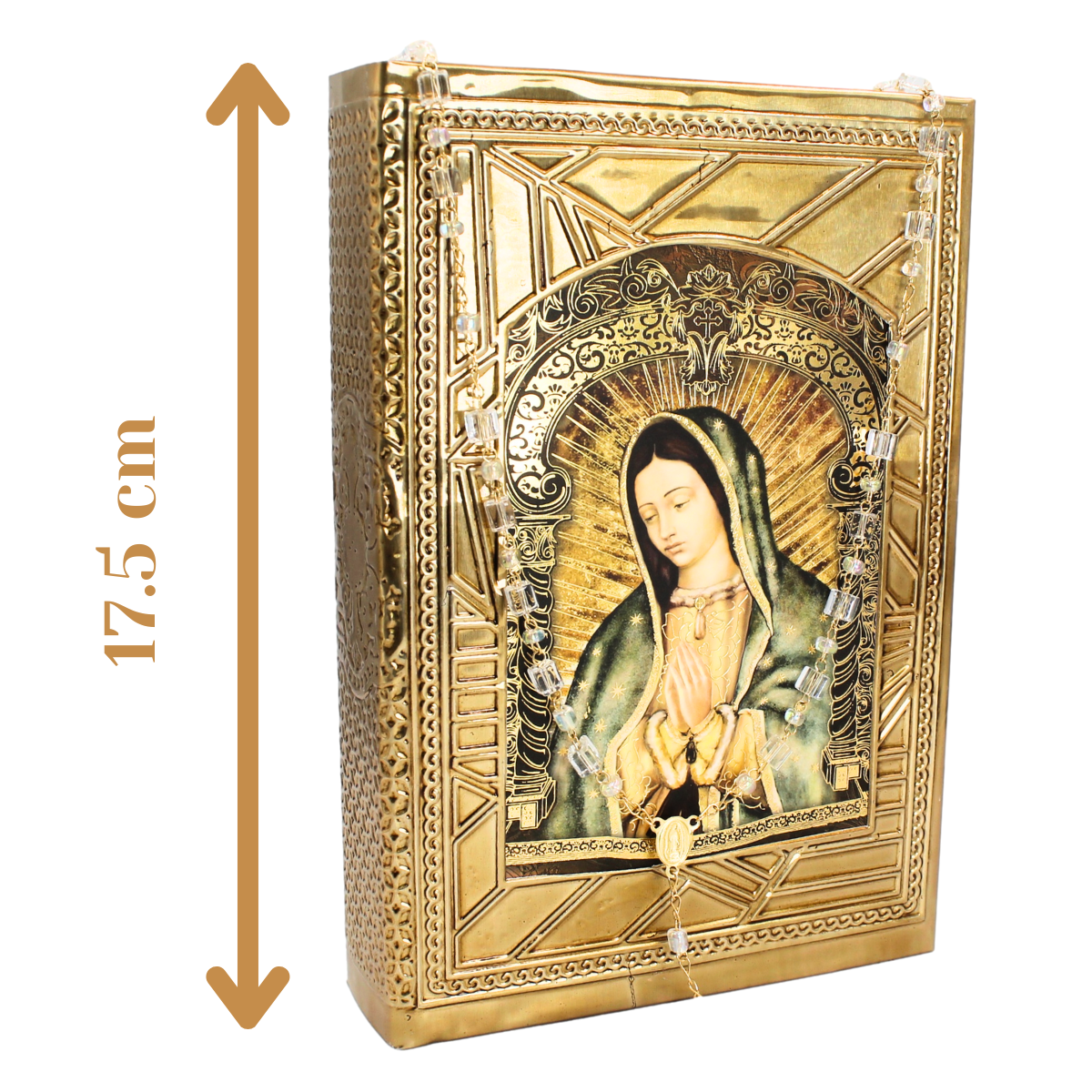 Foto 3 pulgar | Biblia Boda Matrimonio Virgen Guadalupe Cc Busto + Incluye Rosario