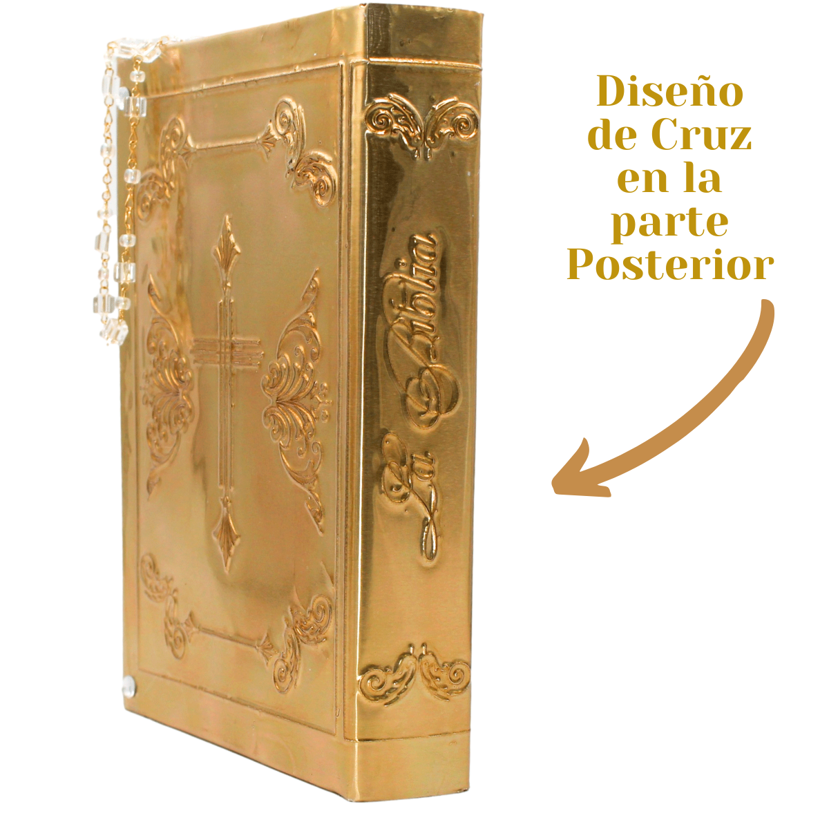 Foto 4 pulgar | Biblia Boda Matrimonio Repujado Cristo+ Incluye Rosario Czbiblia Boda Matrimonio Repujado Cristo+ Incluye Rosario Cz