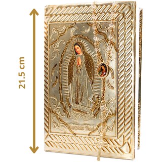 Foto 2 | Biblia Boda Matrimonio Repujado Oro + Rosario Cristal Avox