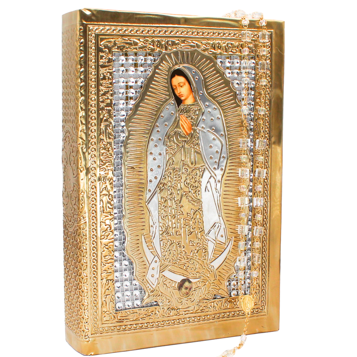 Foto 2 pulgar | Biblia Boda Matrimonio + Incluye Rosario Virgen Guadalupe Cc
