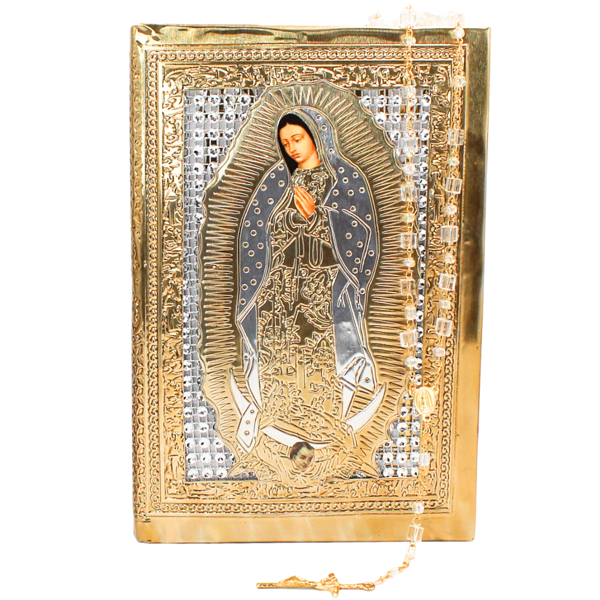 Foto 5 pulgar | Biblia Boda Matrimonio + Incluye Rosario Virgen Guadalupe Cc