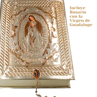 Foto 3 | Biblia Boda Latinoamericana Virgen Letra Grande + Rosario