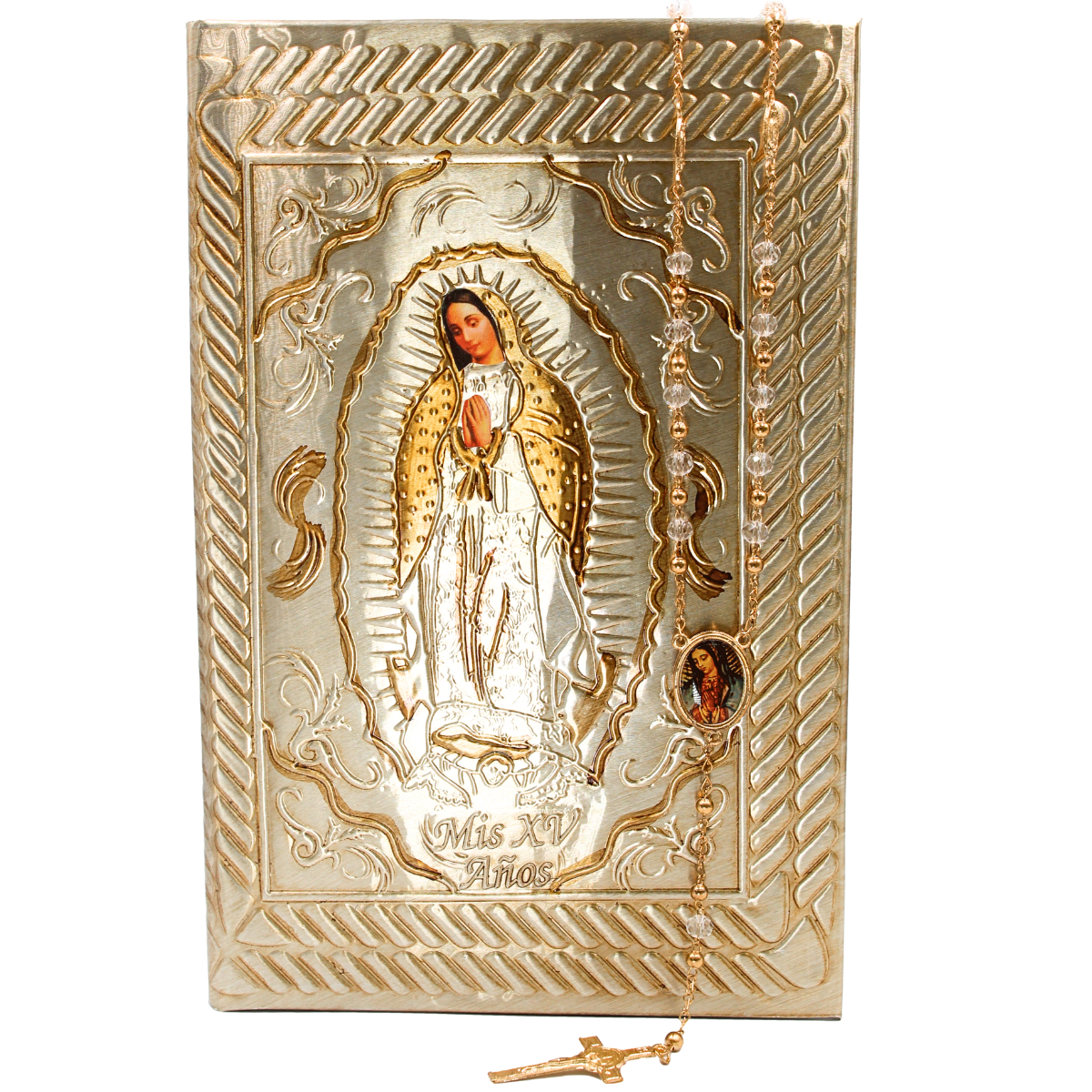 Foto 1 | Biblia Grande Libro Y Rosario Quinceañera Quince Años Avox