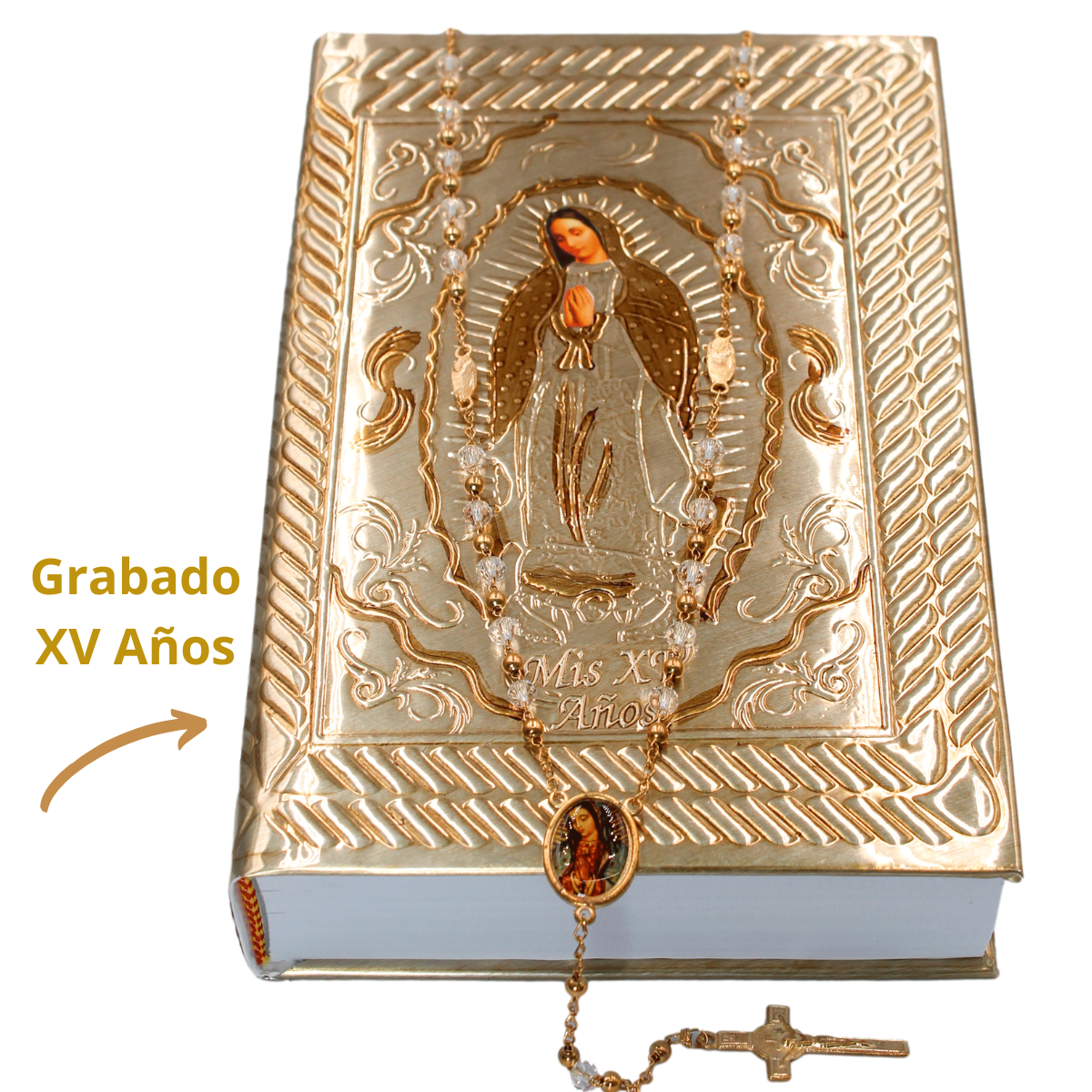 Foto 5 | Biblia Grande Libro Y Rosario Quinceañera Quince Años Avox