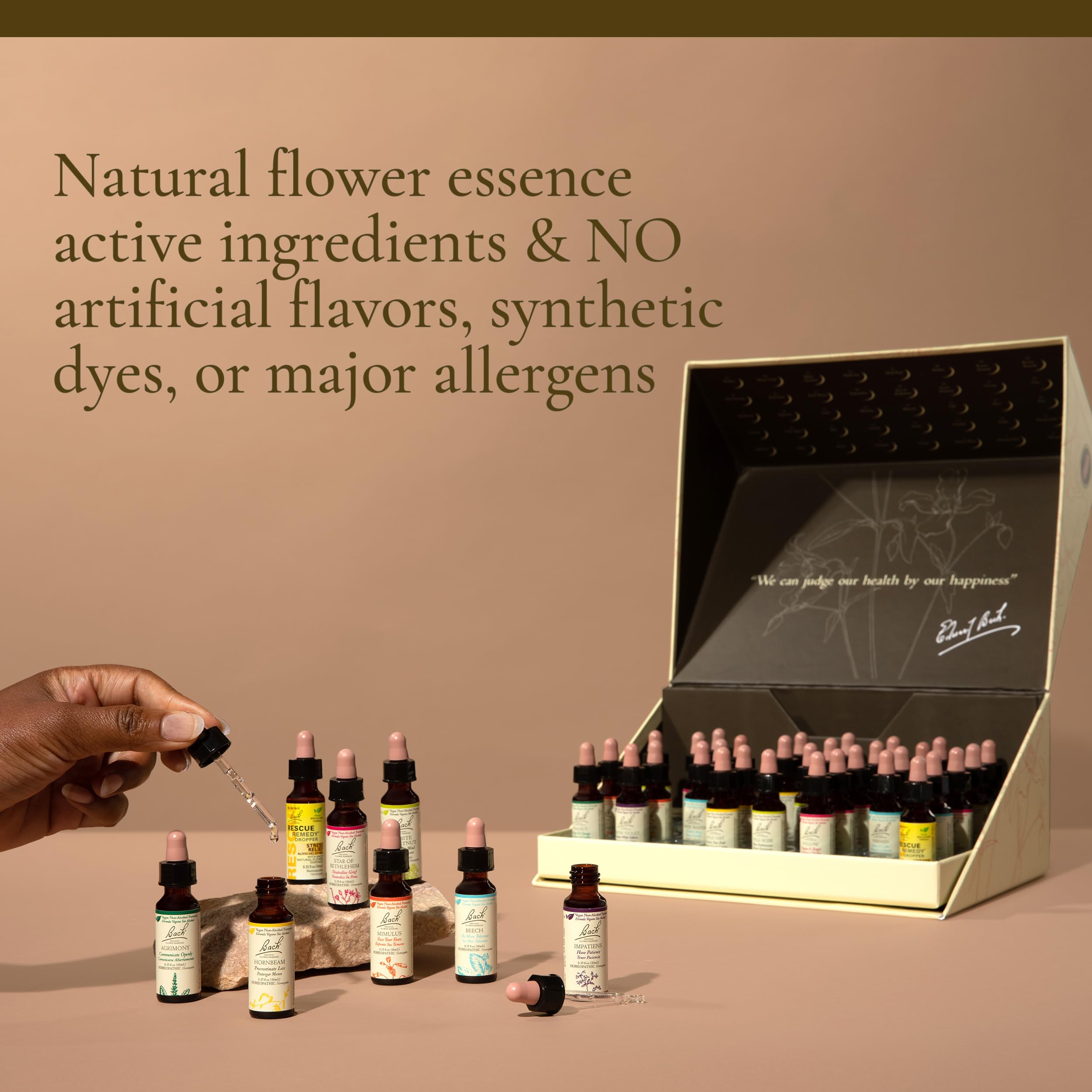 Foto 5 pulgar | Set De Remedios Florales Bach Original 38 + 2 Goteros Rescue De 10 Ml - Venta Internacional.