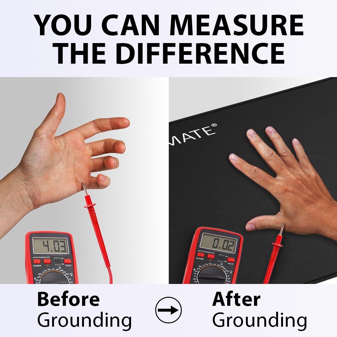 Foto 4 pulgar | Grounding Mat Ultimate Conductive Carbon Con Cable De 5 5 M - Venta Internacional.
