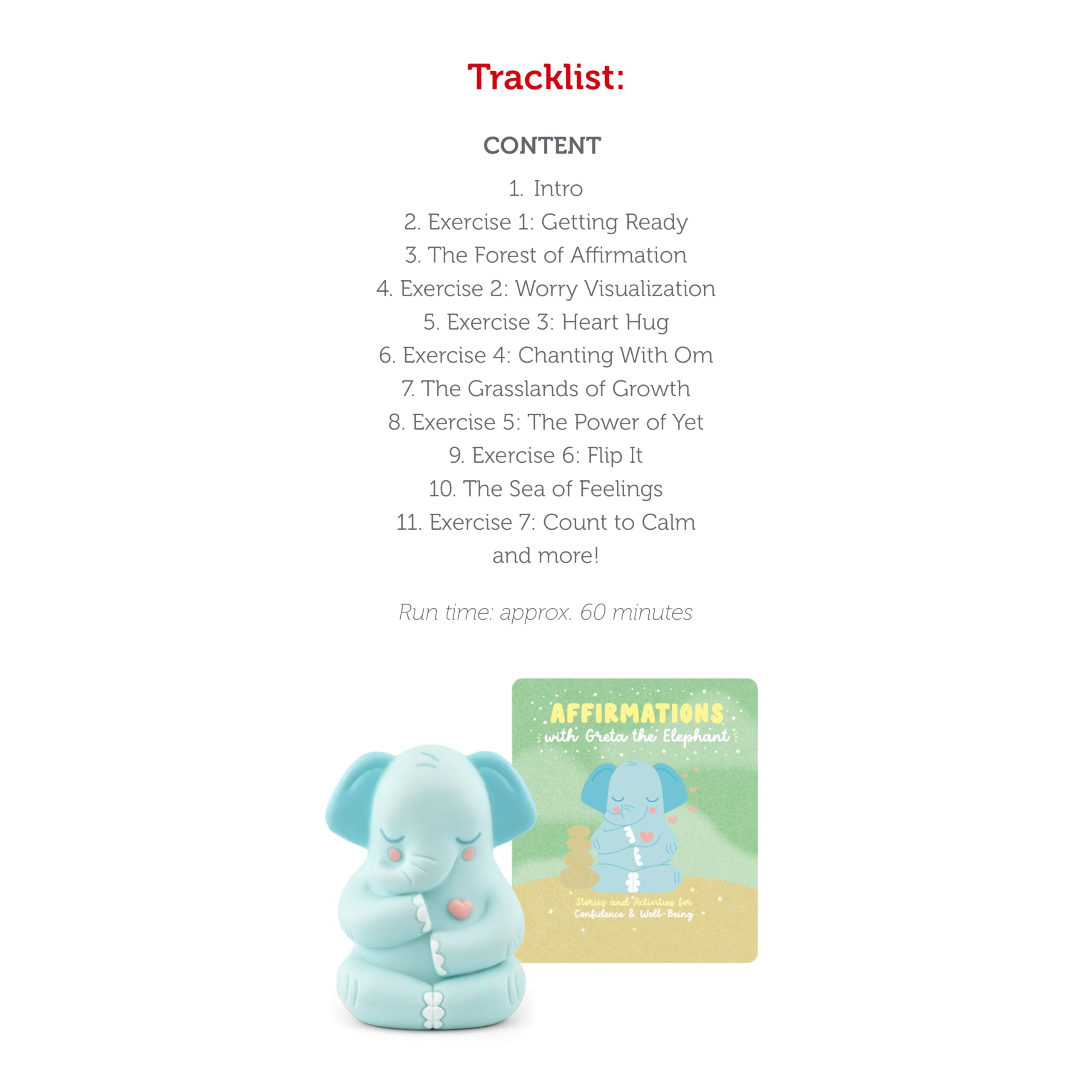 Foto 4 | Figura De Juguete Con Audio Tonies Affirmations Greta The Elephant - Venta Internacional.