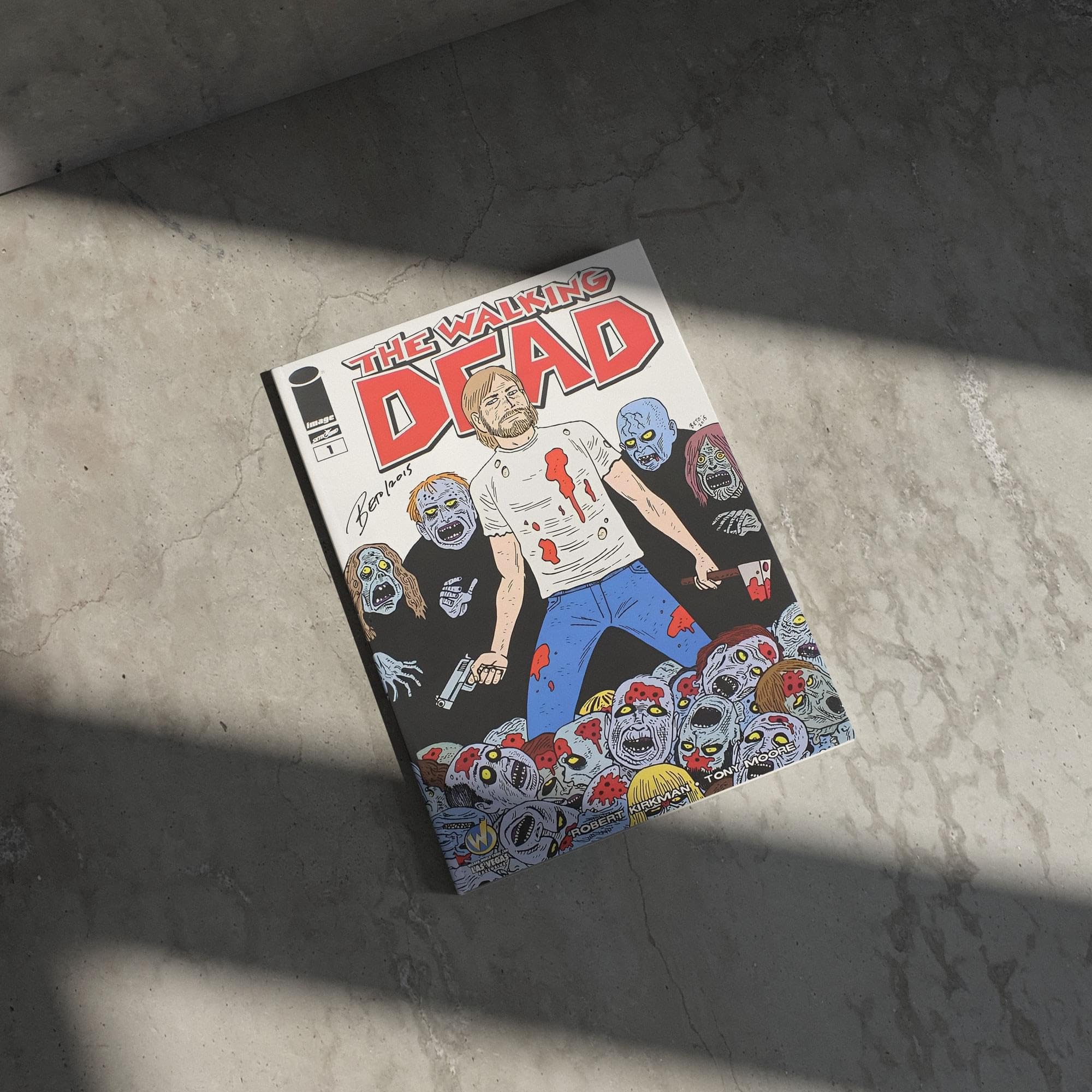Foto 4 pulgar | Cómic The Walking Dead #1 Ww Vegas En Exclusiva Firmado - Venta Internacional.