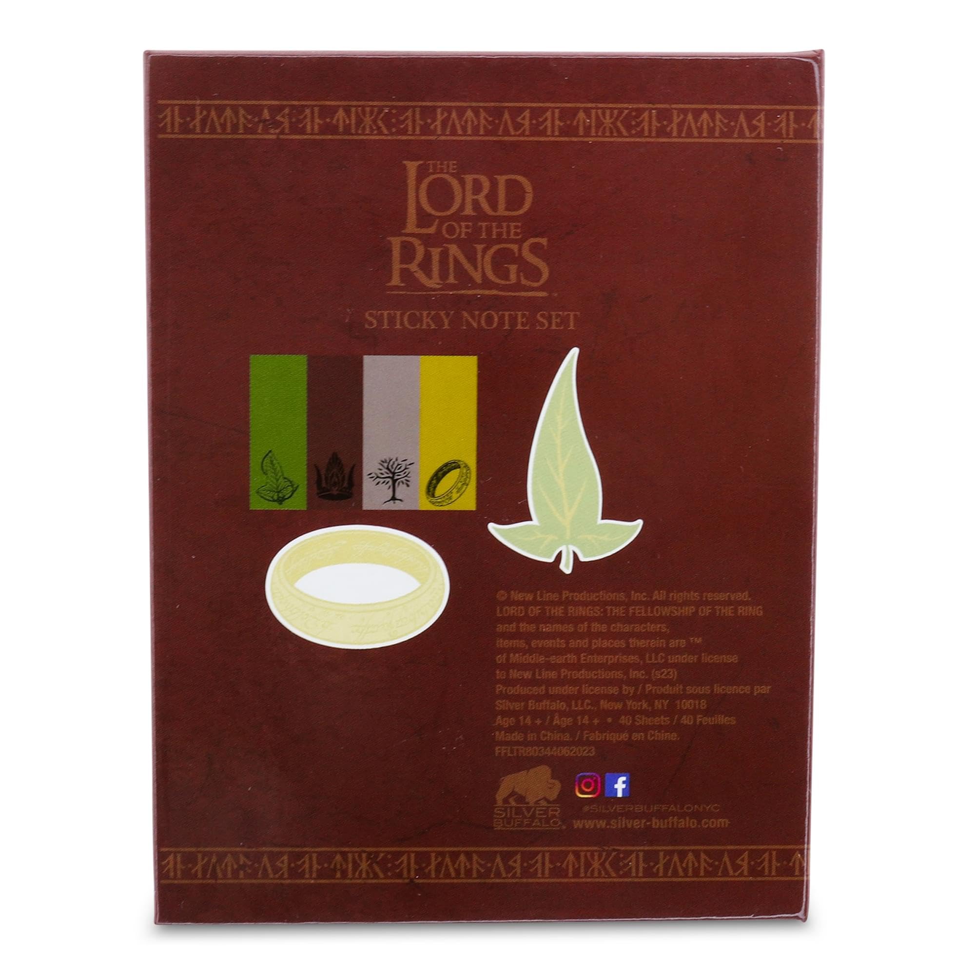 Foto 3 pulgar | Set De Notas Adhesivas Y Tabuladores El Señor De Los Anillos Gondor - Venta Internacional.