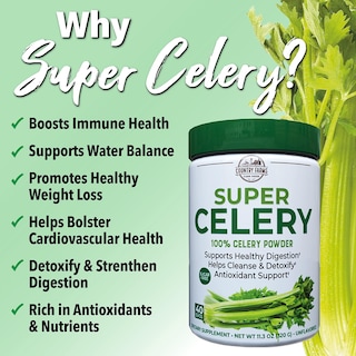 Foto 4 | Suplemento Country Farms Super Celery Powder 320 Ml - Venta Internacional.