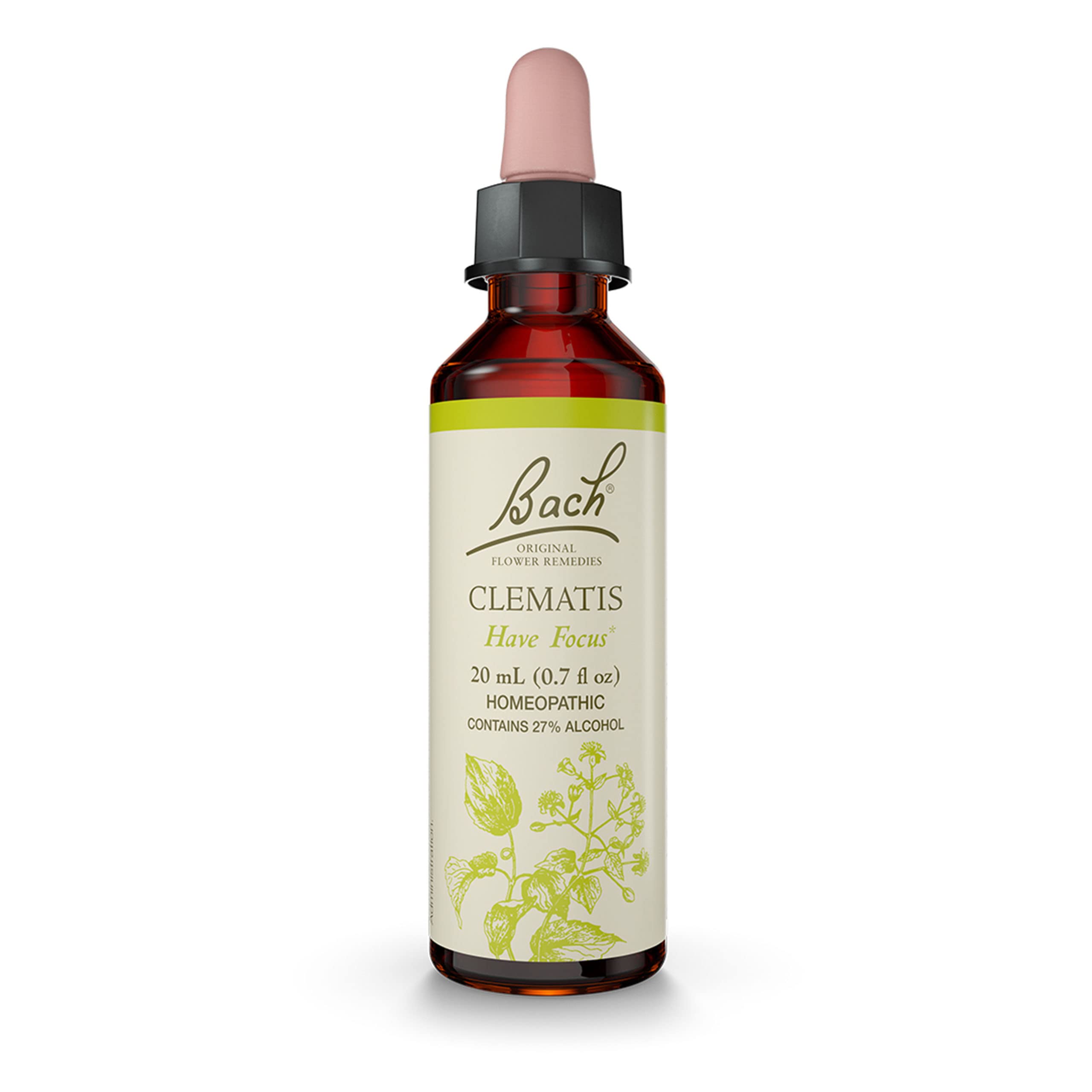 Esencia Floral Original De Bach  Remedios Florales Para Clemátides  20 Ml - Venta Internacional.
