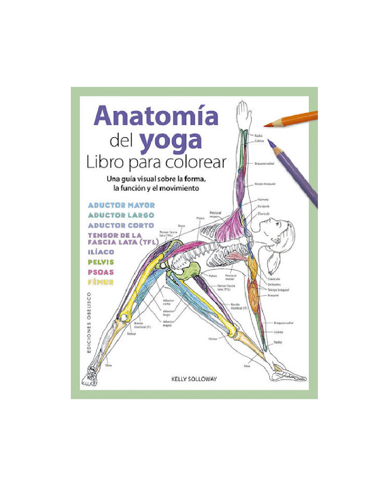 Anatomía Del Yoga. Libro Para Colorear