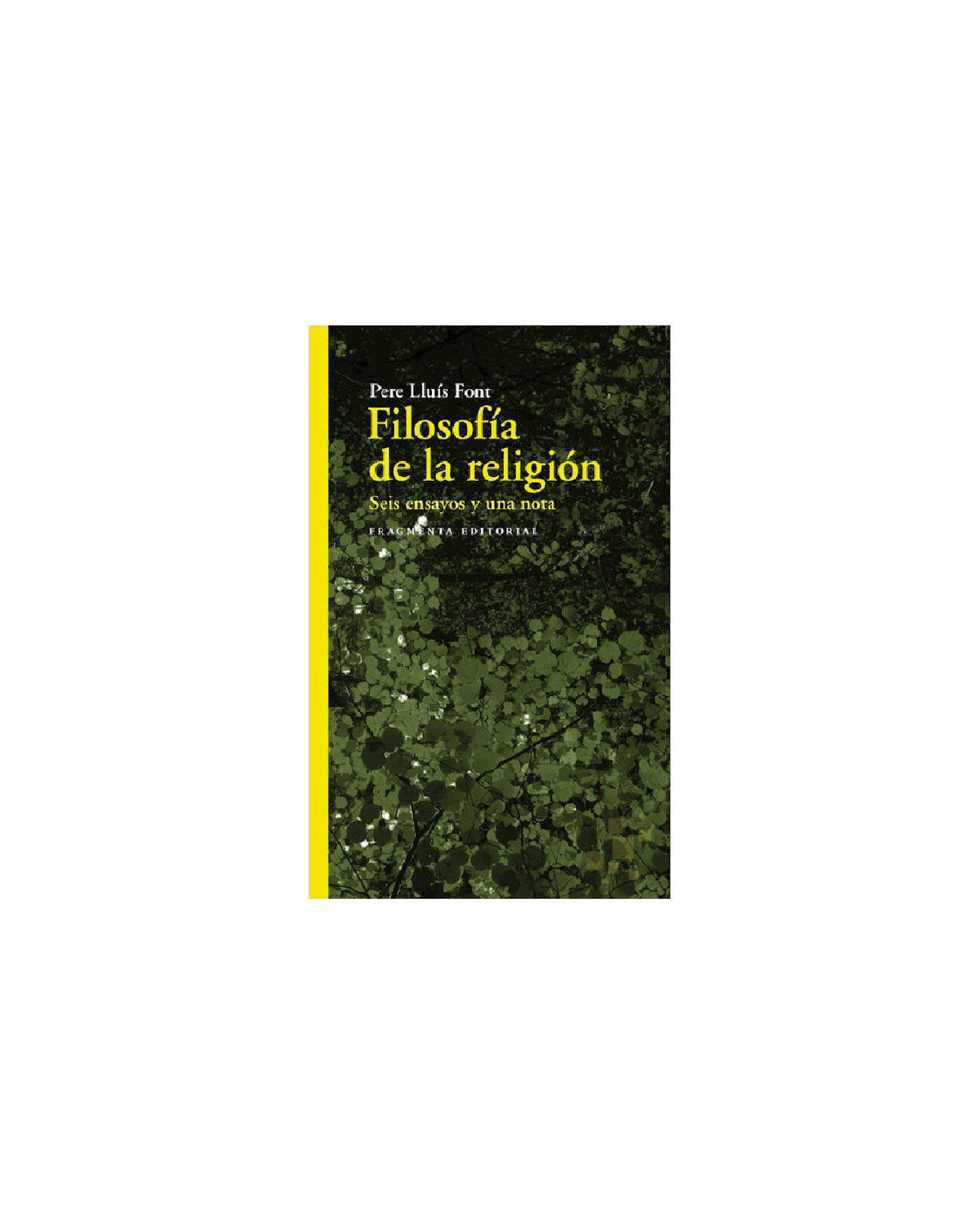 Libro Filosofía de la Religión