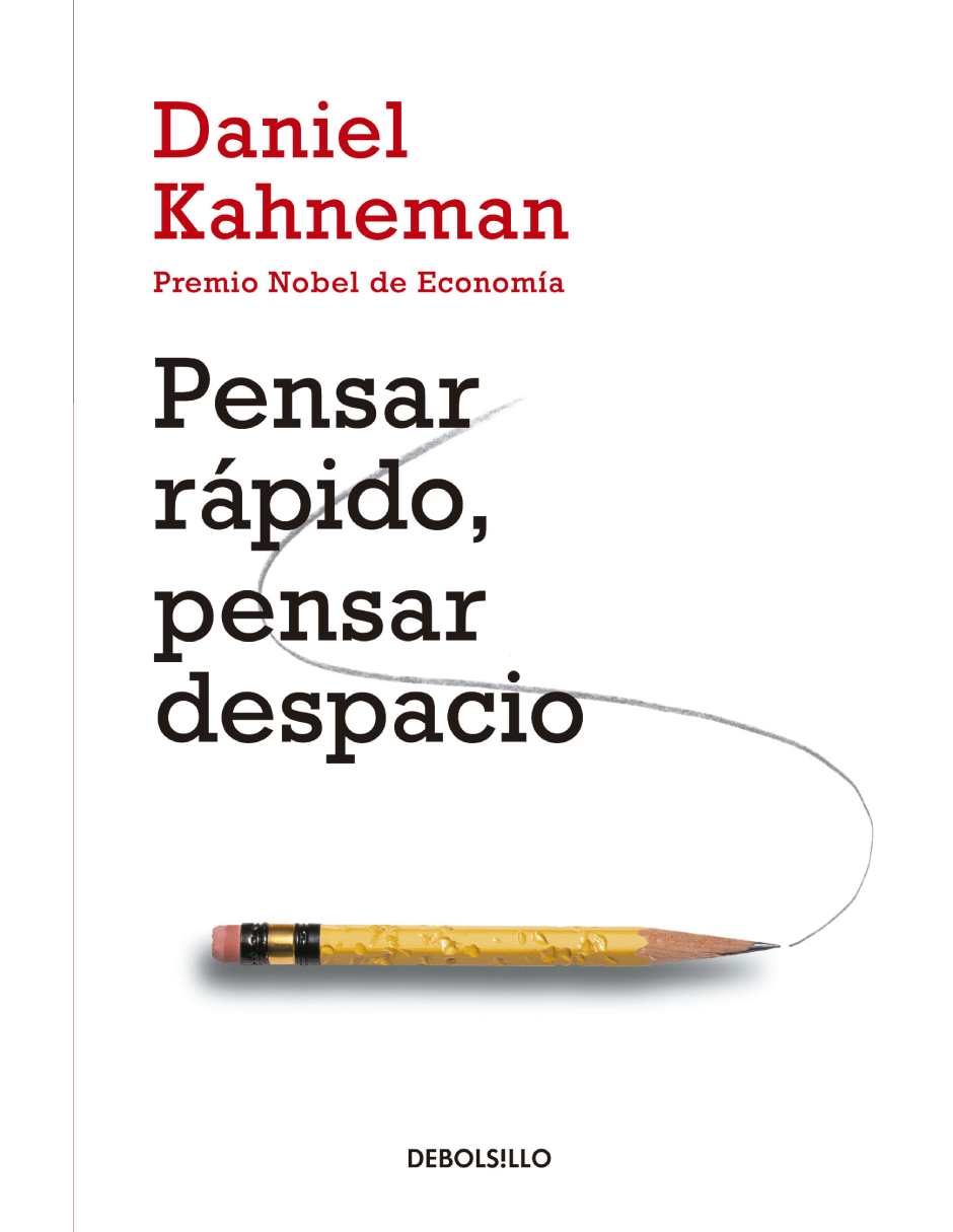 Foto 3 pulgar | Libro Pensar Rápido, Pensar Despacio