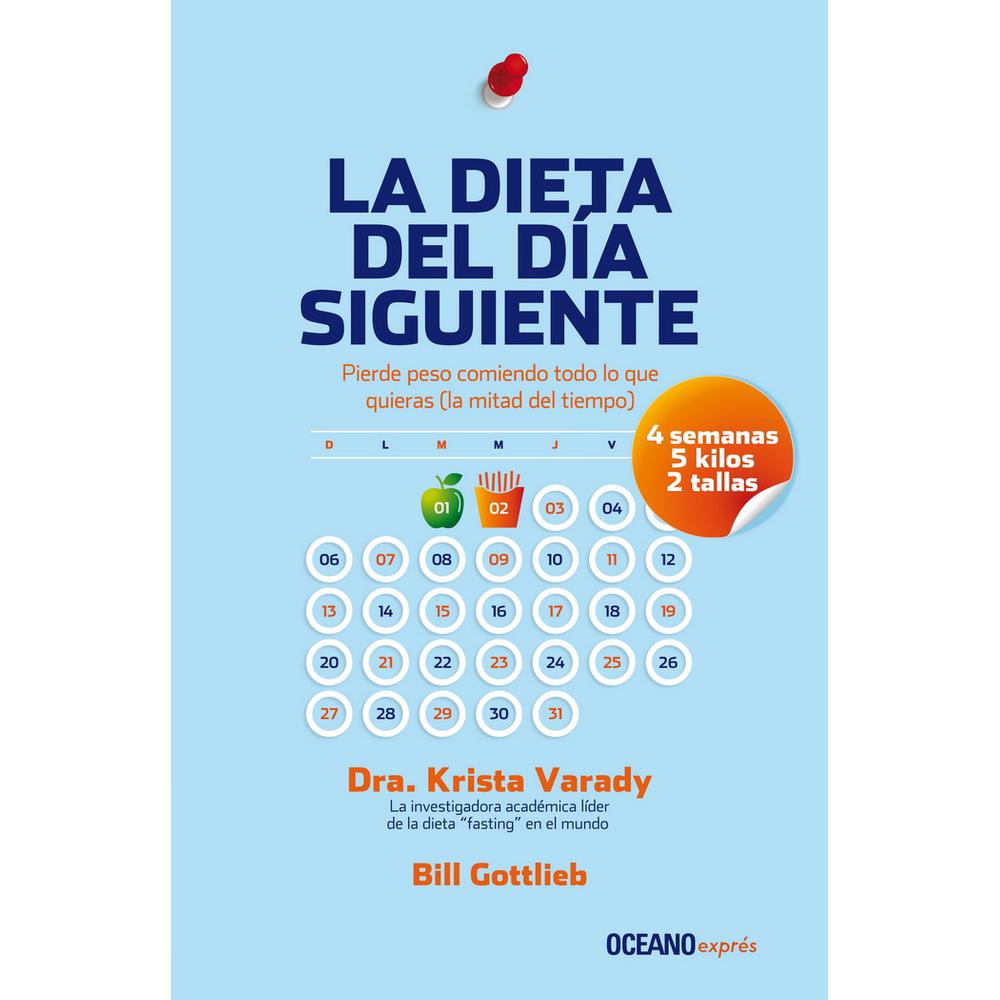 Foto 2 pulgar | Libro La Dieta del Día Siguiente. Pierde Peso Comiendo Todo Lo Que Quieras (la Mitad Del Tiempo)