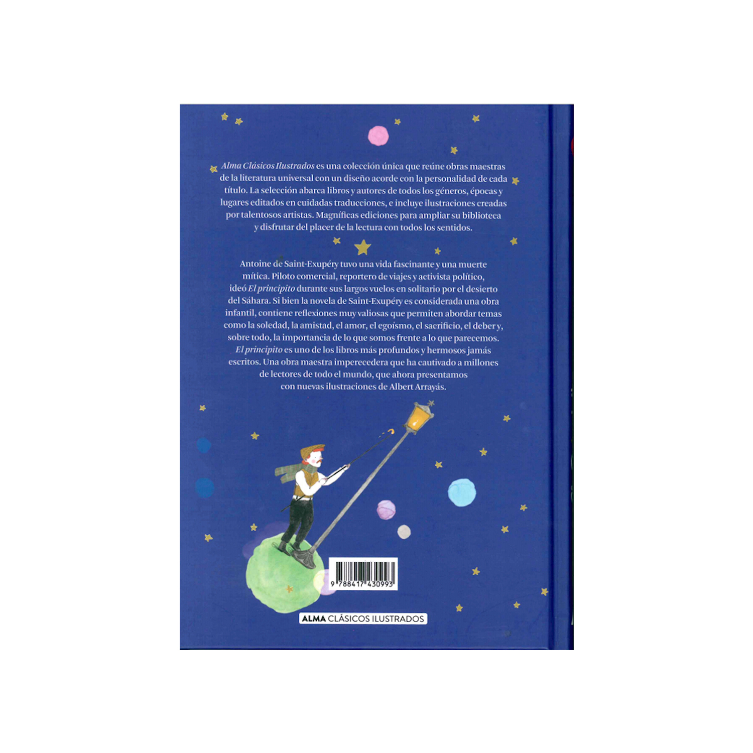 Foto 2 | Novela El Principito de Antoine de Saint-Exupéry Alma con Pasta Dura color Azul