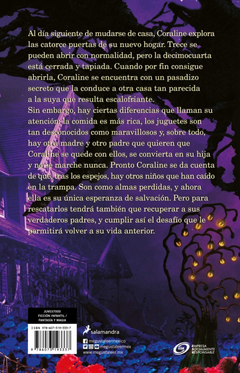 Foto 2 | Coraline - Neil Gaiman - Libro Original