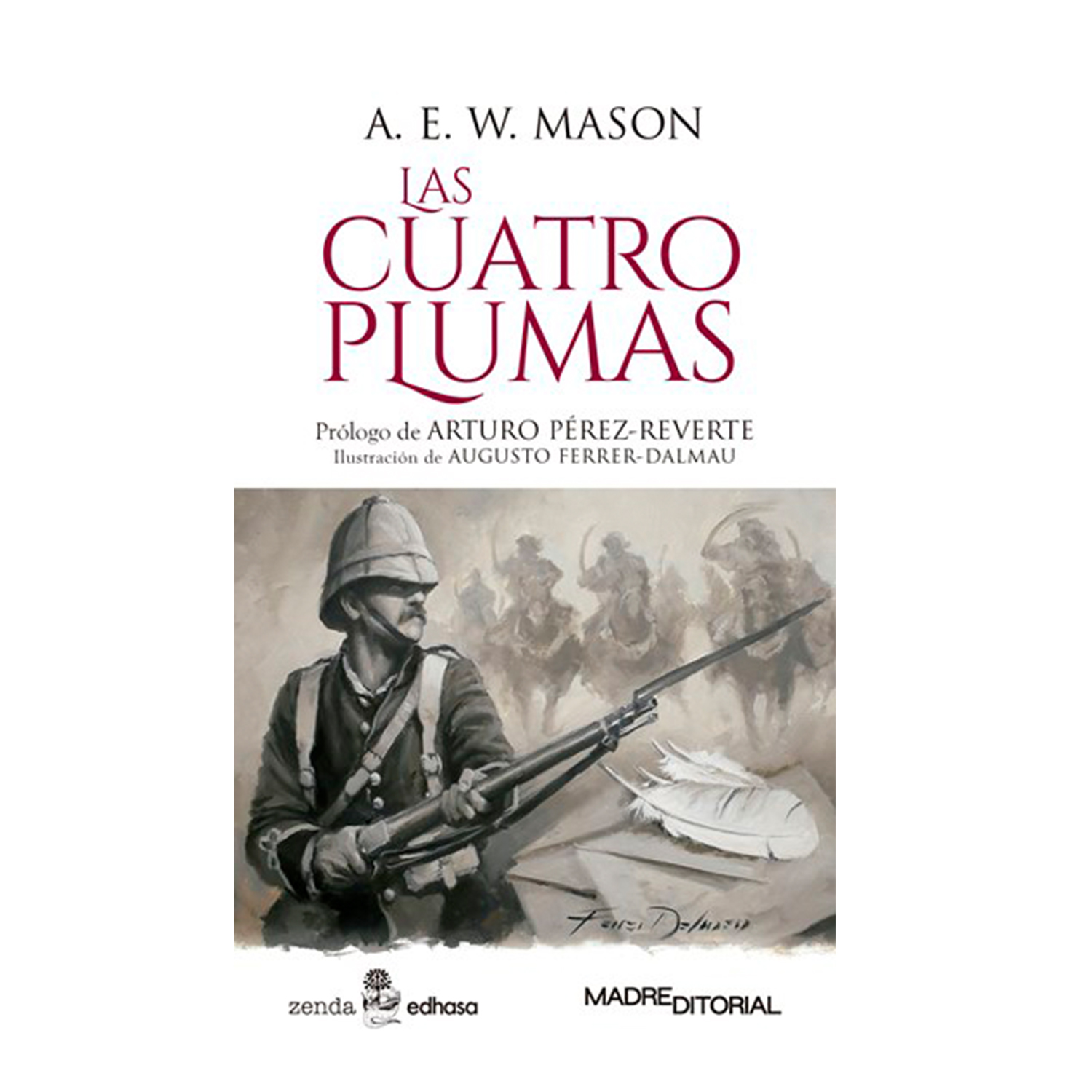 Foto 1 | Libro Las Cuatro Plumas Madre Editorial Rústica color Blanco Zenda Edhasa