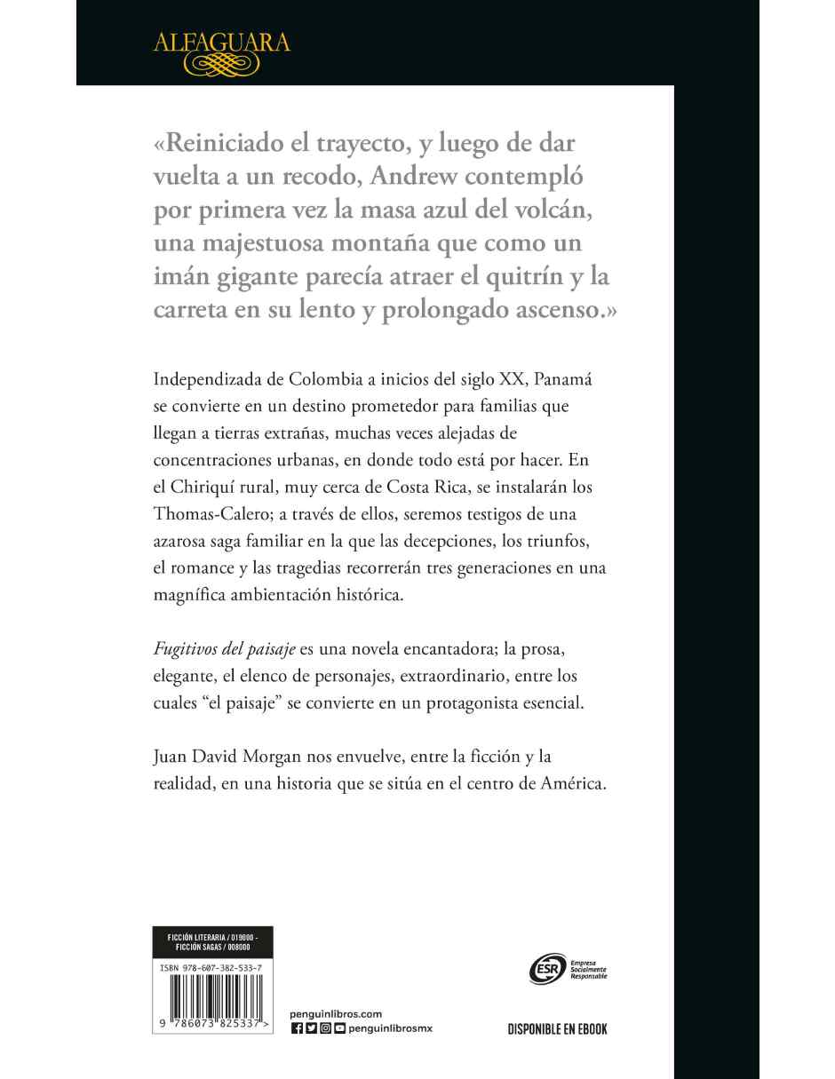 Foto 3 pulgar | Libro Fugitivos del Paisaje Juan David Morgan