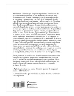 Foto 2 | El Abuelo Que Saltó Por La Ventana Y Se Largó, Editorial Salamandra Autor Jonas Jonasson