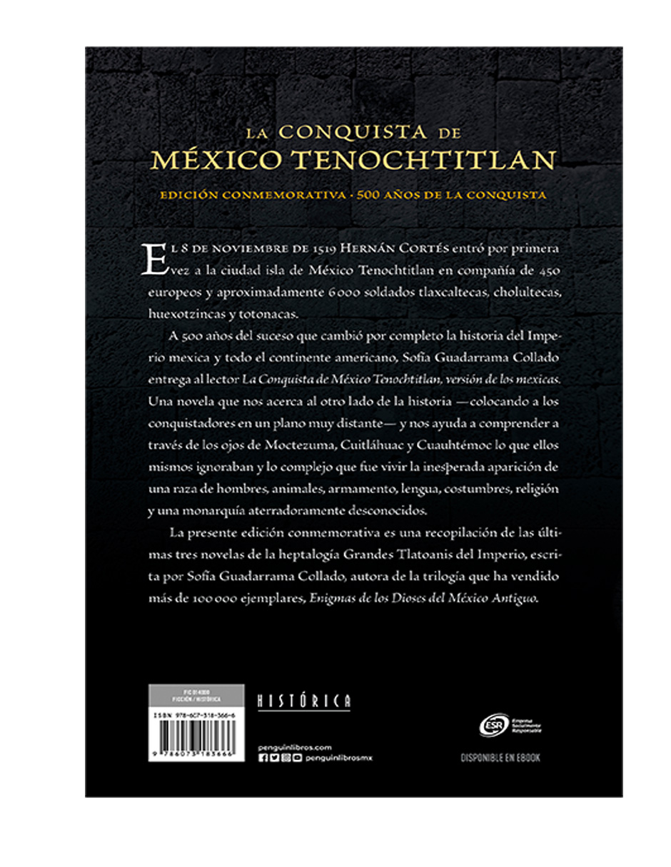 Foto 2 | La Conquista De México Tenochtitlan - Ediciones B - Sofía Guadarrama Collado