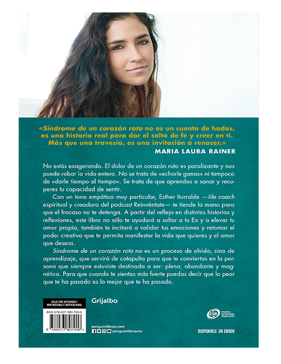 Foto 3 pulgar | Libro Síndrome de un Corazón Roto Editorial Grijalbo Autor Esther Iturralde