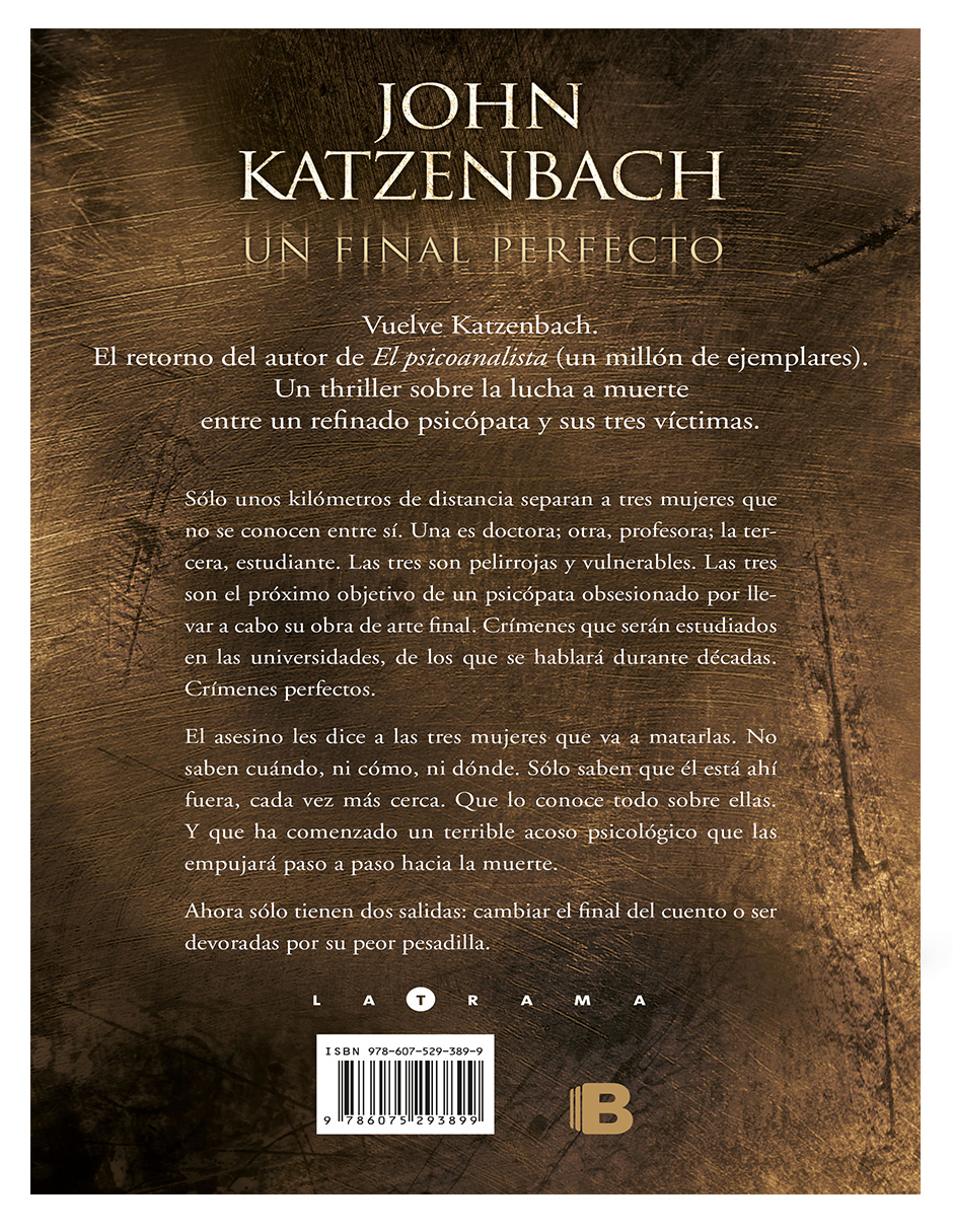 Foto 3 pulgar | Libro Un Final Perfecto - Autor John Katzenbach